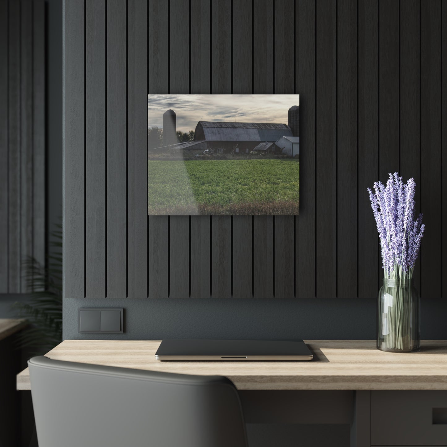 U R There Photography Shepard Road Farm II Rustic Farmhouse Acrylic Wall Print