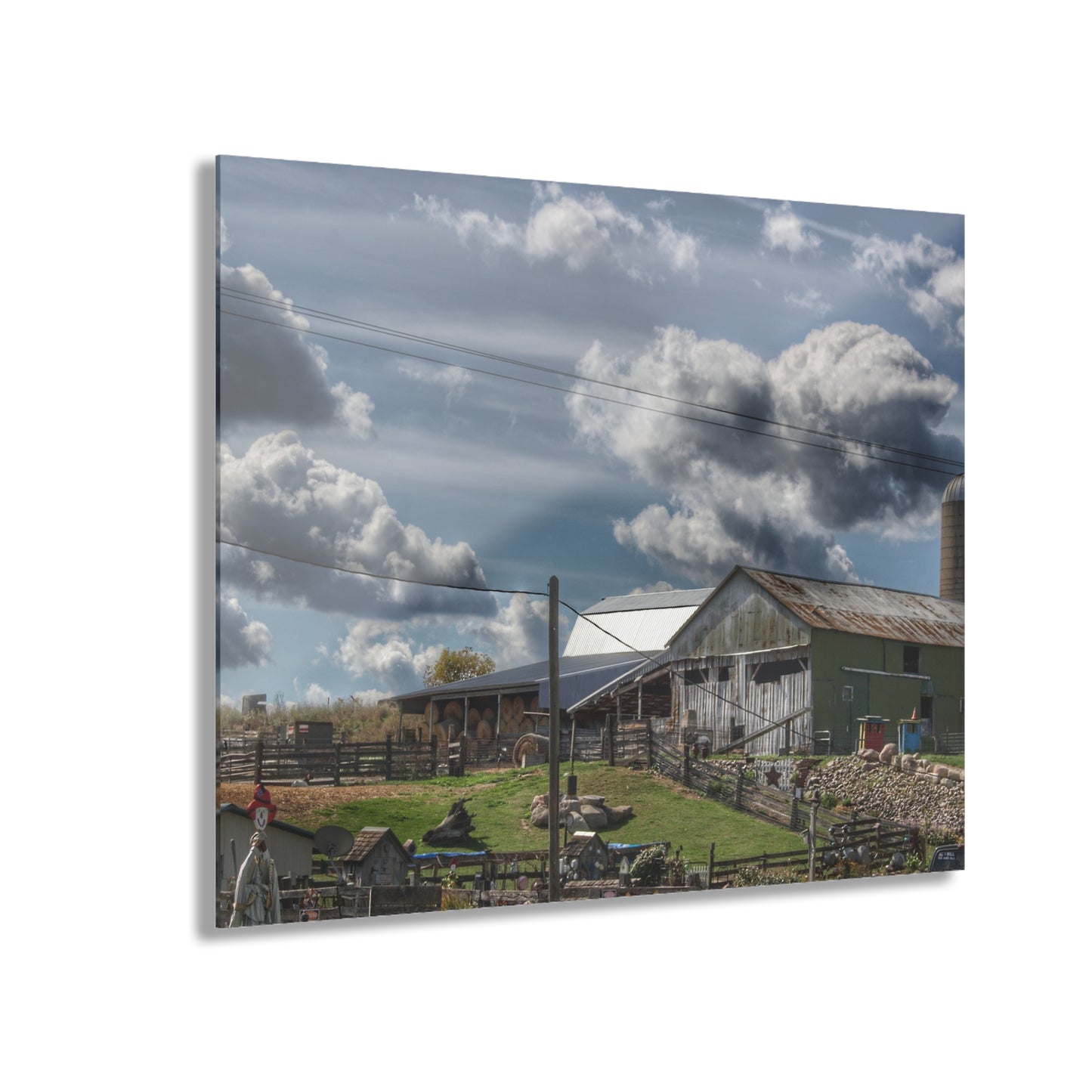U R There Photography Sutton Road Haybarn Rustic Farmhouse Acrylic Wall Print