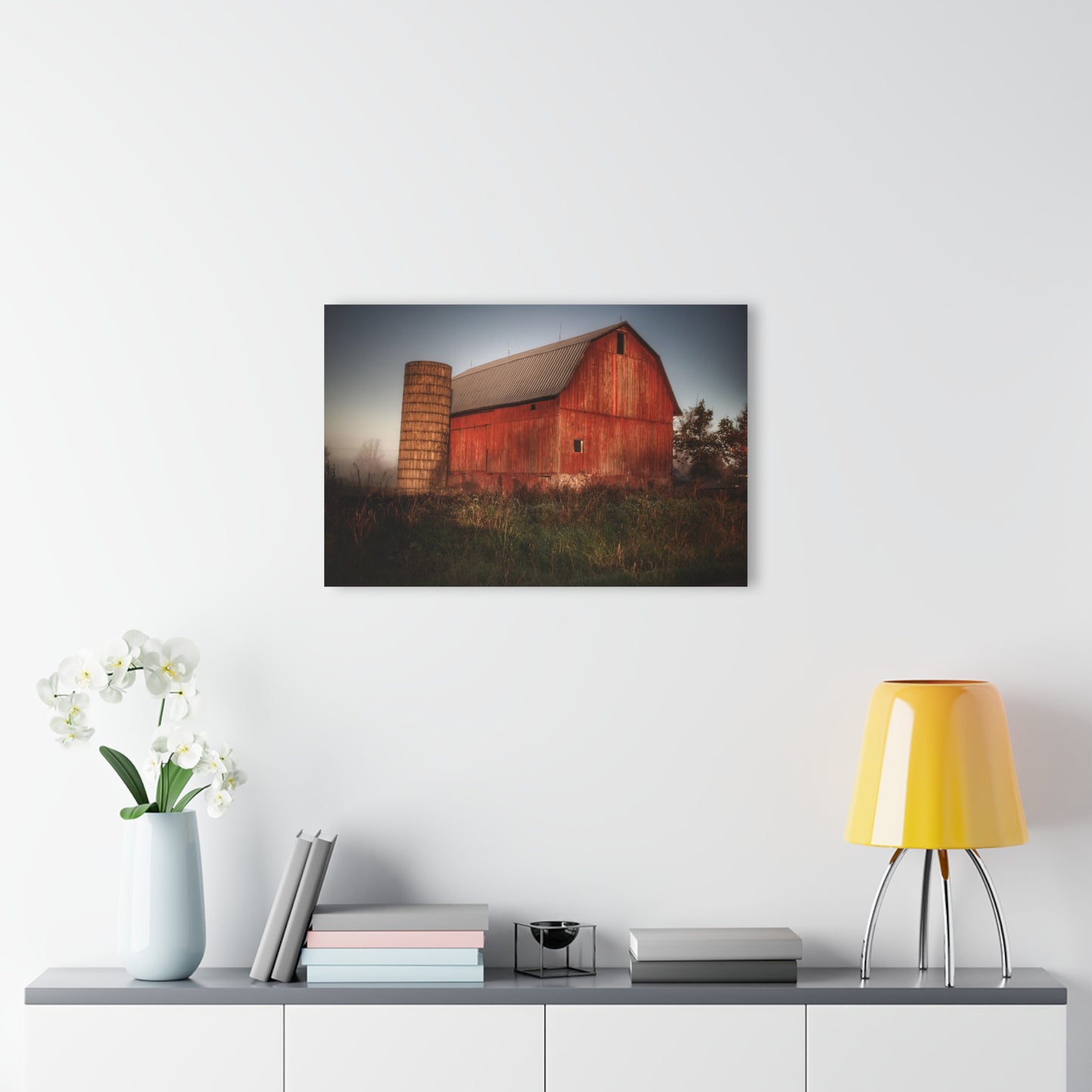U R There Photography Columbiaville Red II Rustic Farmhouse Acrylic Wall Print