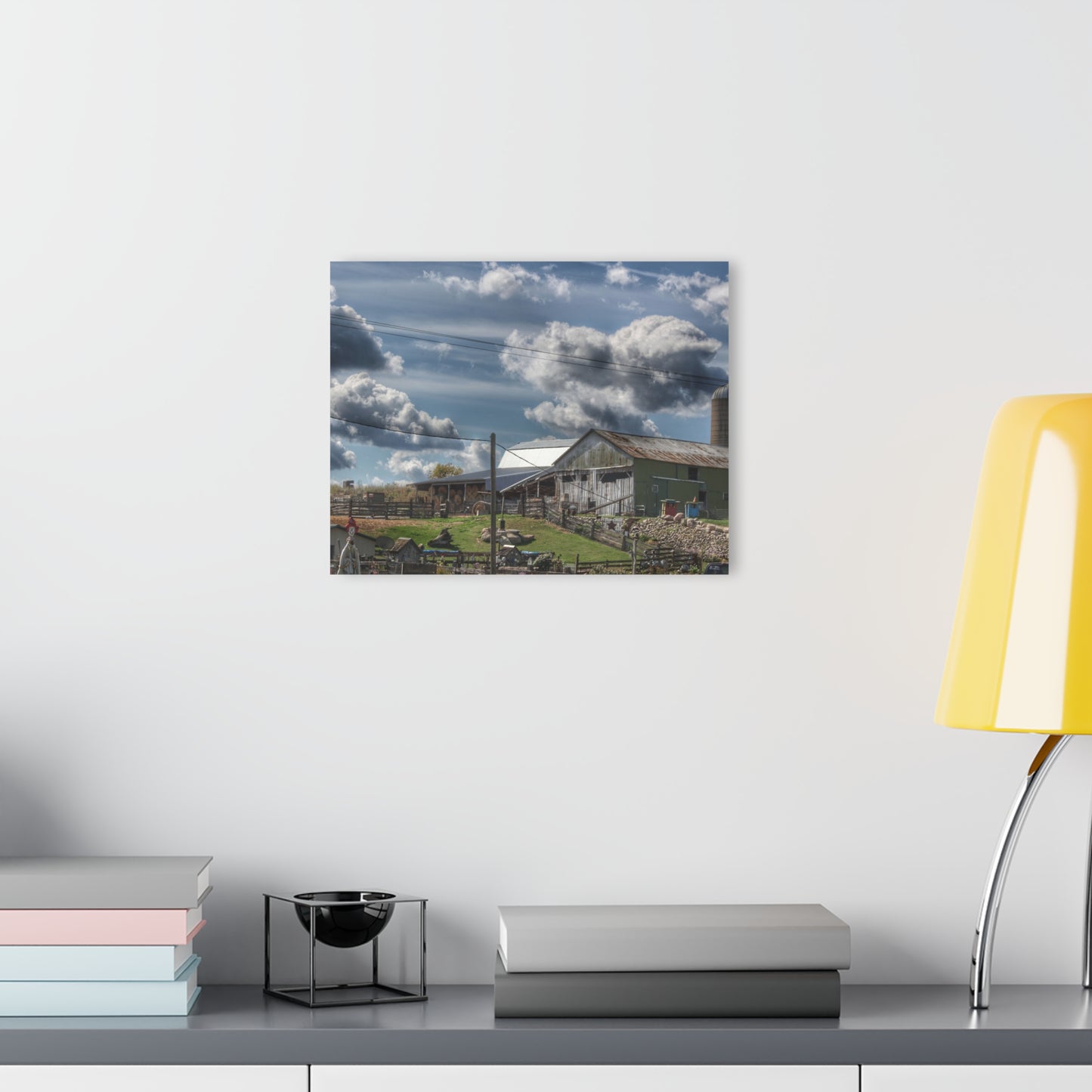 U R There Photography Sutton Road Haybarn Rustic Farmhouse Acrylic Wall Print