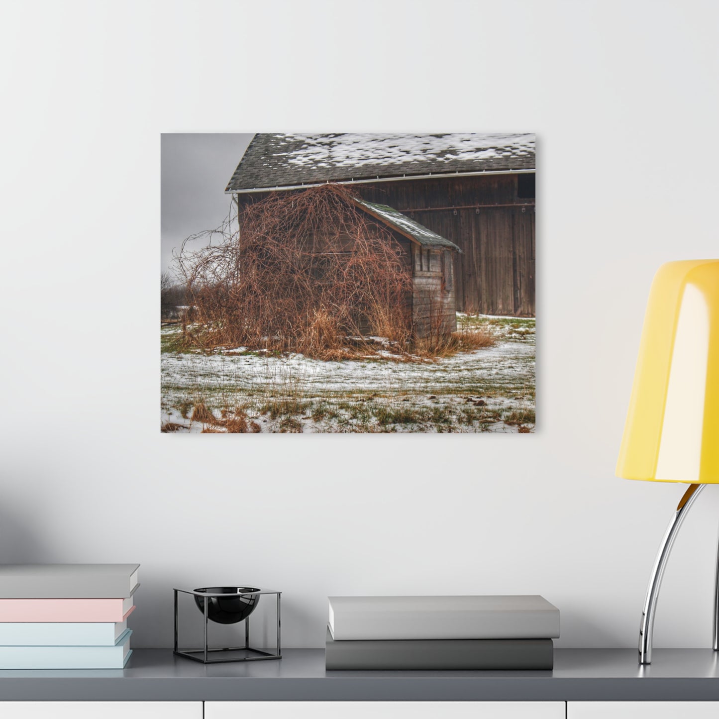 U R There Photography Wilder Road Little Grey Rustic Farmhouse Acrylic Wall Print