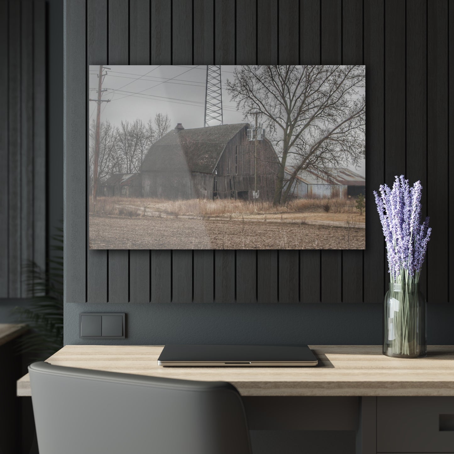 U R There Photography Barnes Road End of Days Rustic Farmhouse Acrylic Wall Print