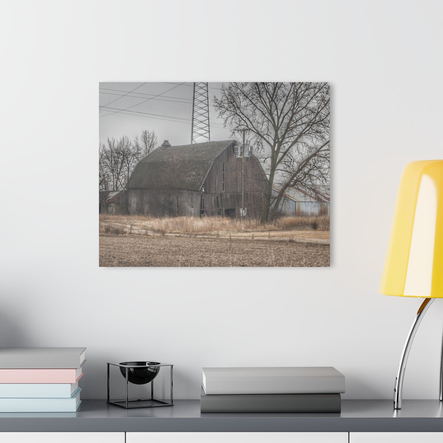 U R There Photography Barnes Road End of Days Rustic Farmhouse Acrylic Wall Print