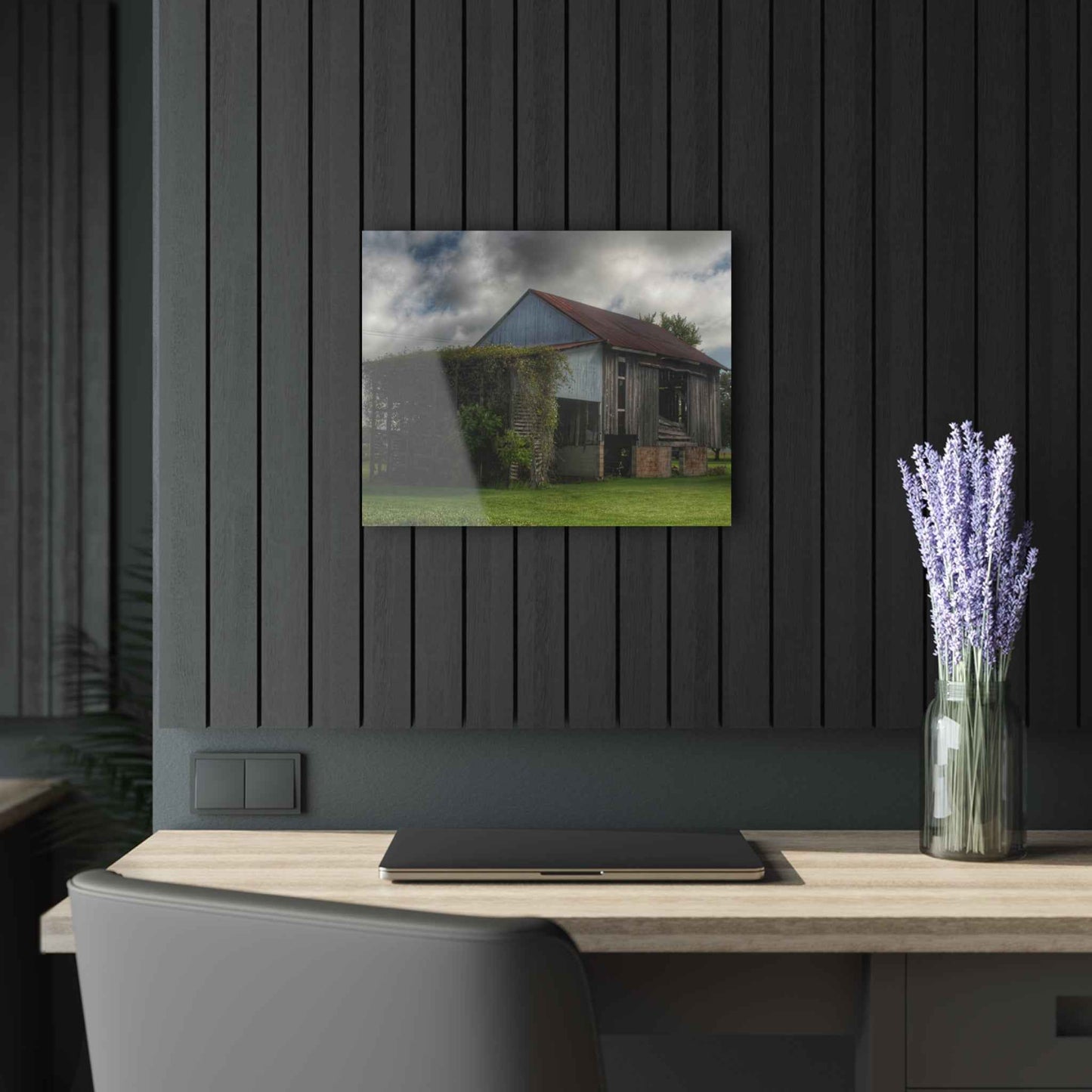 U R There Photography Pergola Barn Rustic Farmhouse Acrylic Wall Print