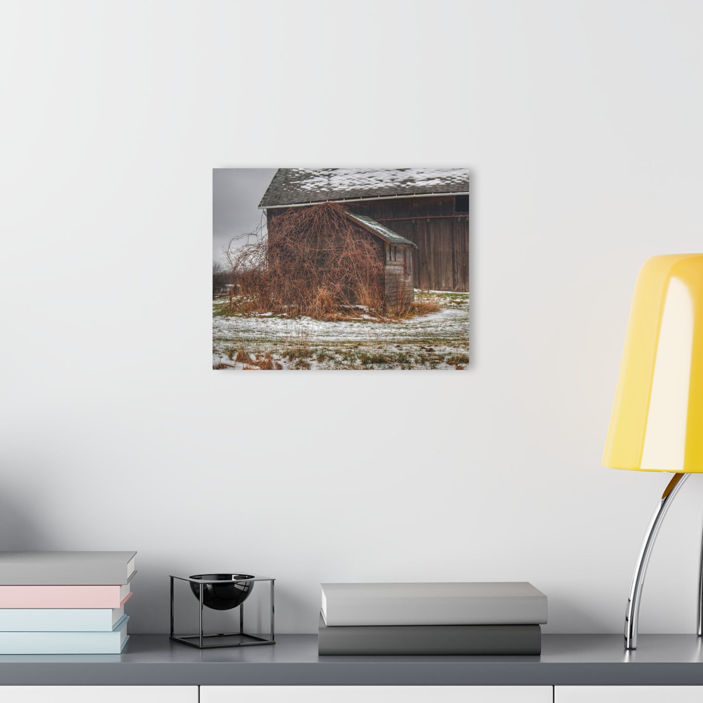 U R There Photography Wilder Road Little Grey Rustic Farmhouse Acrylic Wall Print