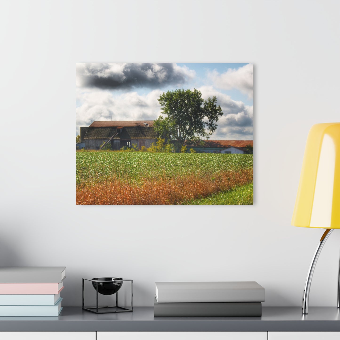 U R There Photography Silverwood Haybarn Rustic Farmhouse Acrylic Wall Print