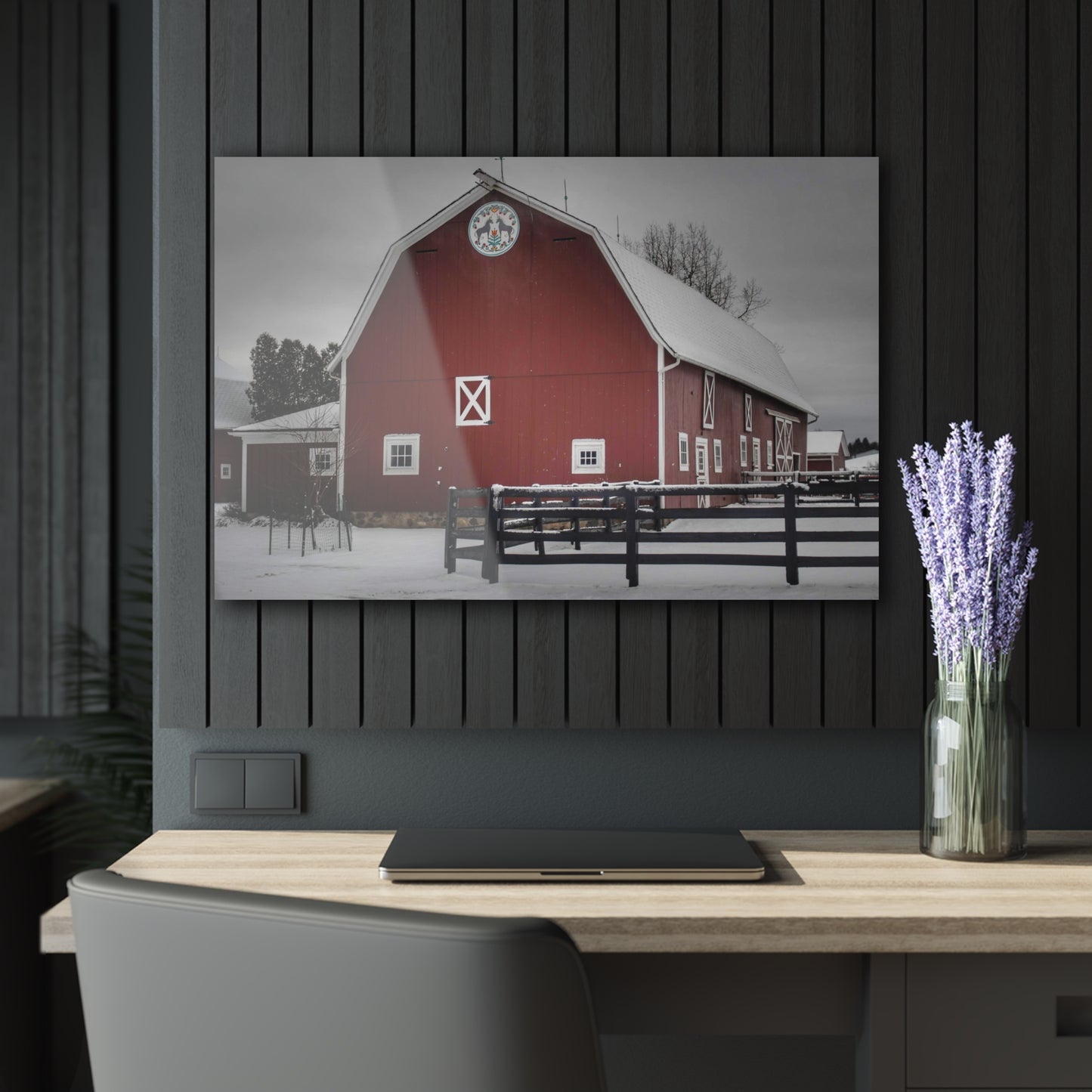U R There Photography Barns of Barber Road III Rustic Farmhouse Acrylic Wall Print