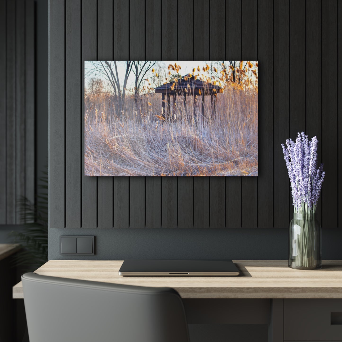 U R There Photography Haines Hidden Gazebo Rustic Farmhouse Acrylic Wall Print