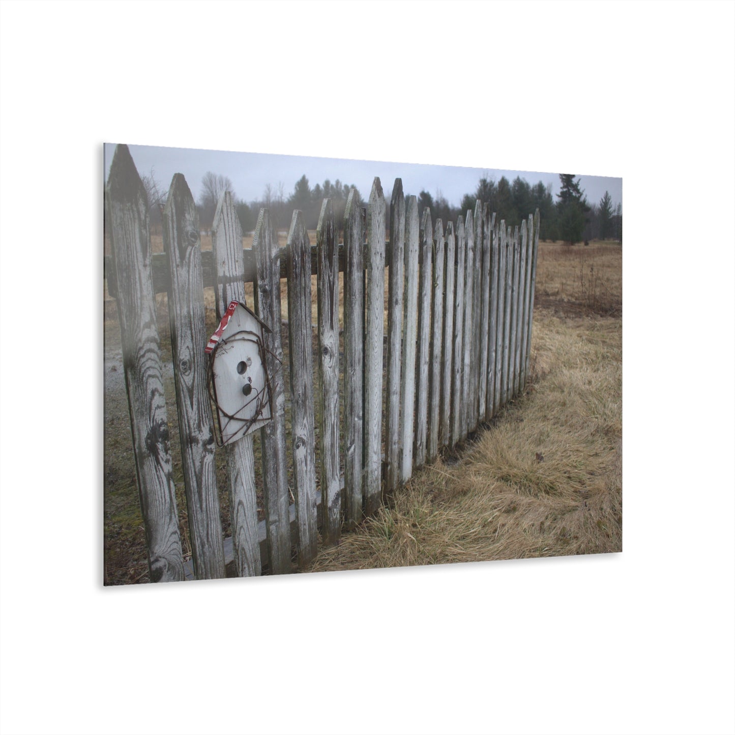 U R There Photography Country Fence Rustic Farmhouse Acrylic Wall Print