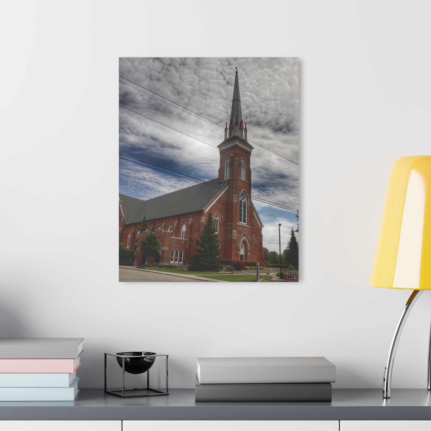 U R There Photography Frankenmuth Catholic Church Rustic Farmhouse Acrylic Wall Print