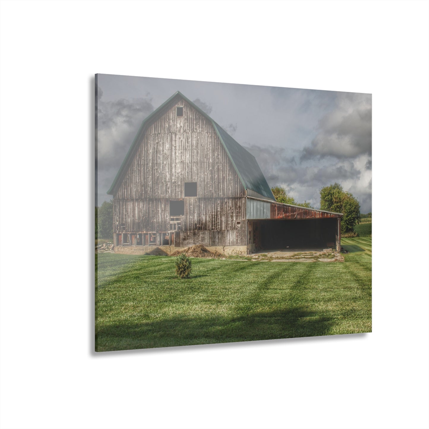 U R There Photography Bishop Grey II Rustic Farmhouse Acrylic Wall Print