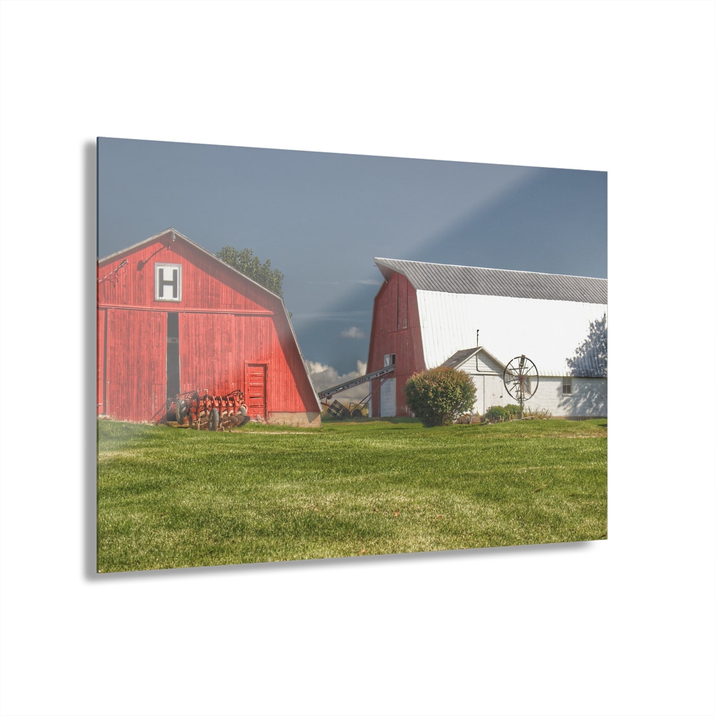 U R There Photography Shay Lake Duo Rustic Farmhouse Acrylic Wall Print
