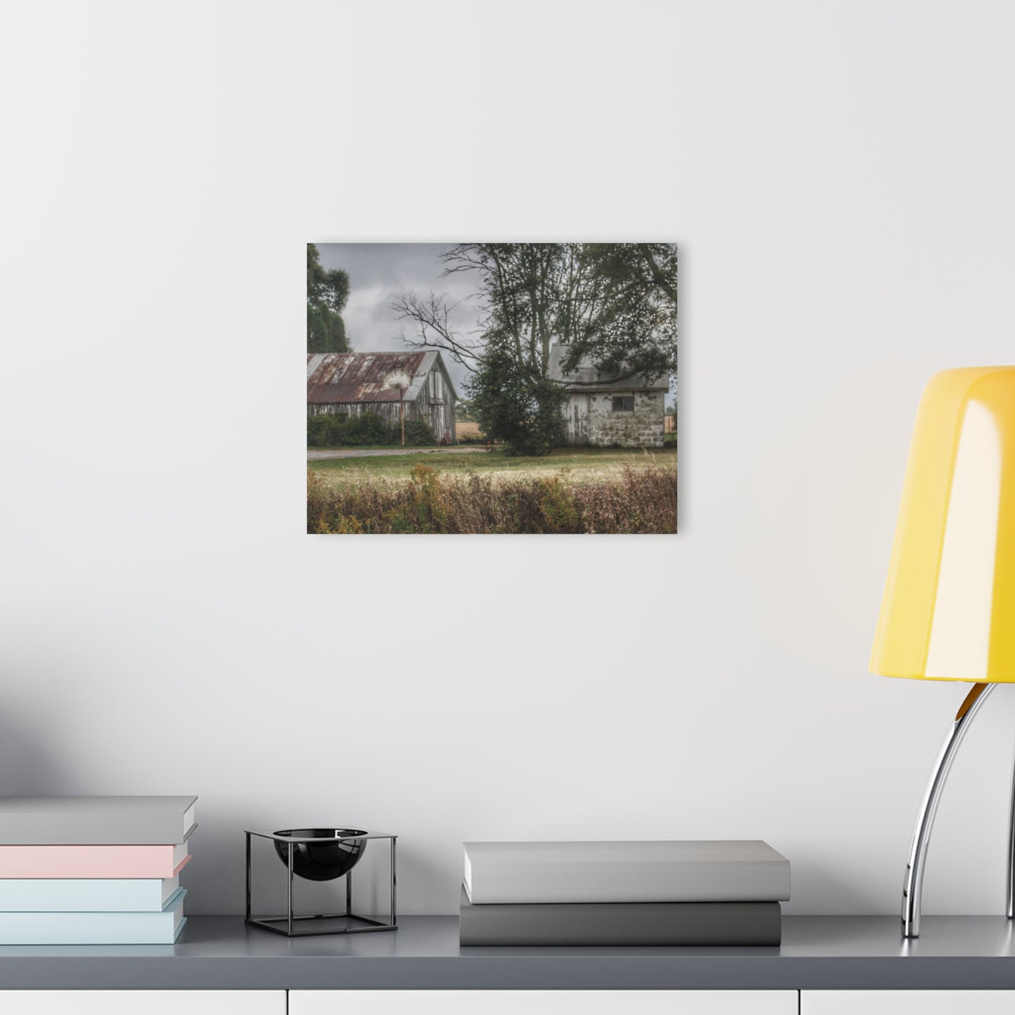 U R There Photography Richville Road Shacks Rustic Farmhouse Acrylic Wall Print