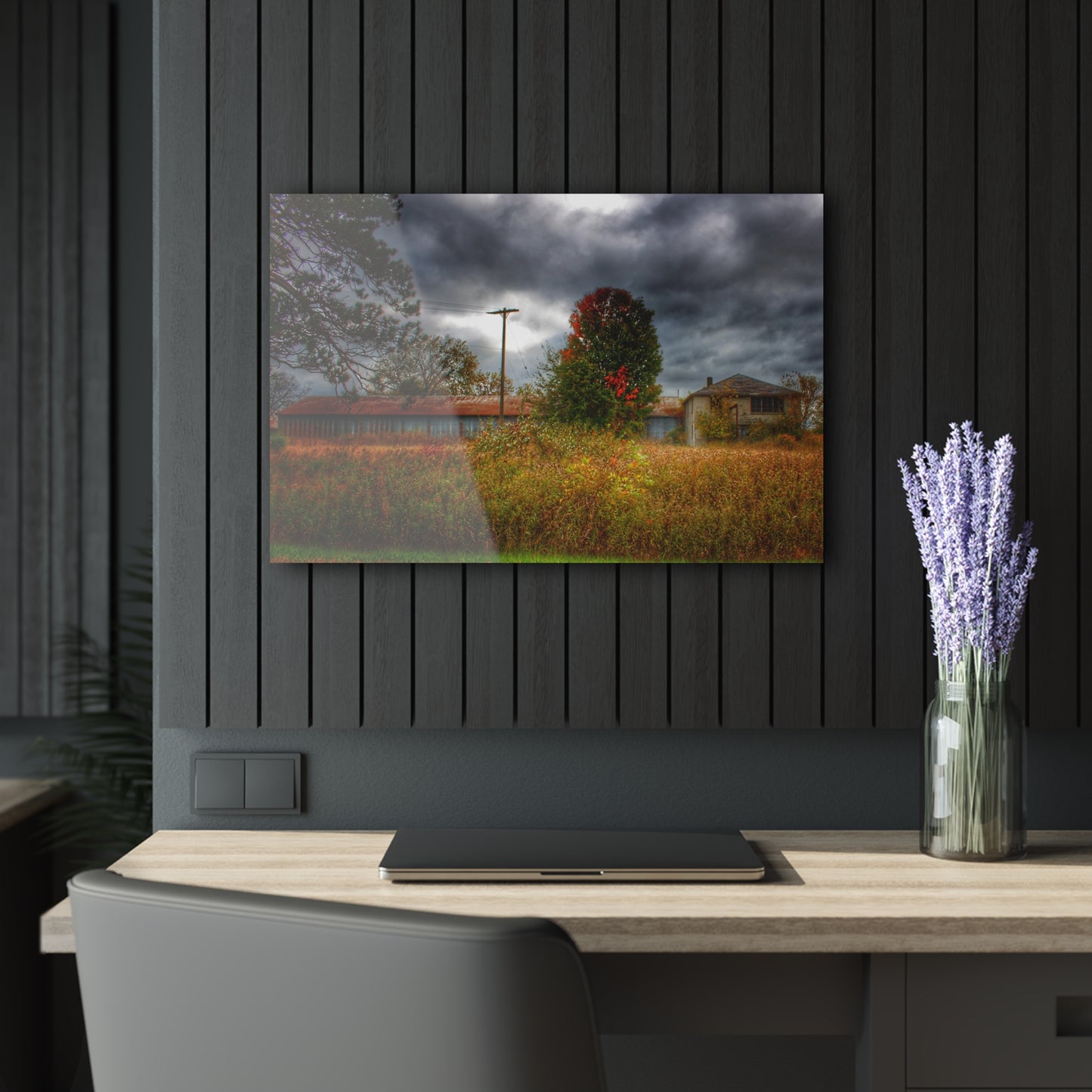 U R There Photography Farnsworth Forgotten Rustic Farmhouse Acrylic Wall Print