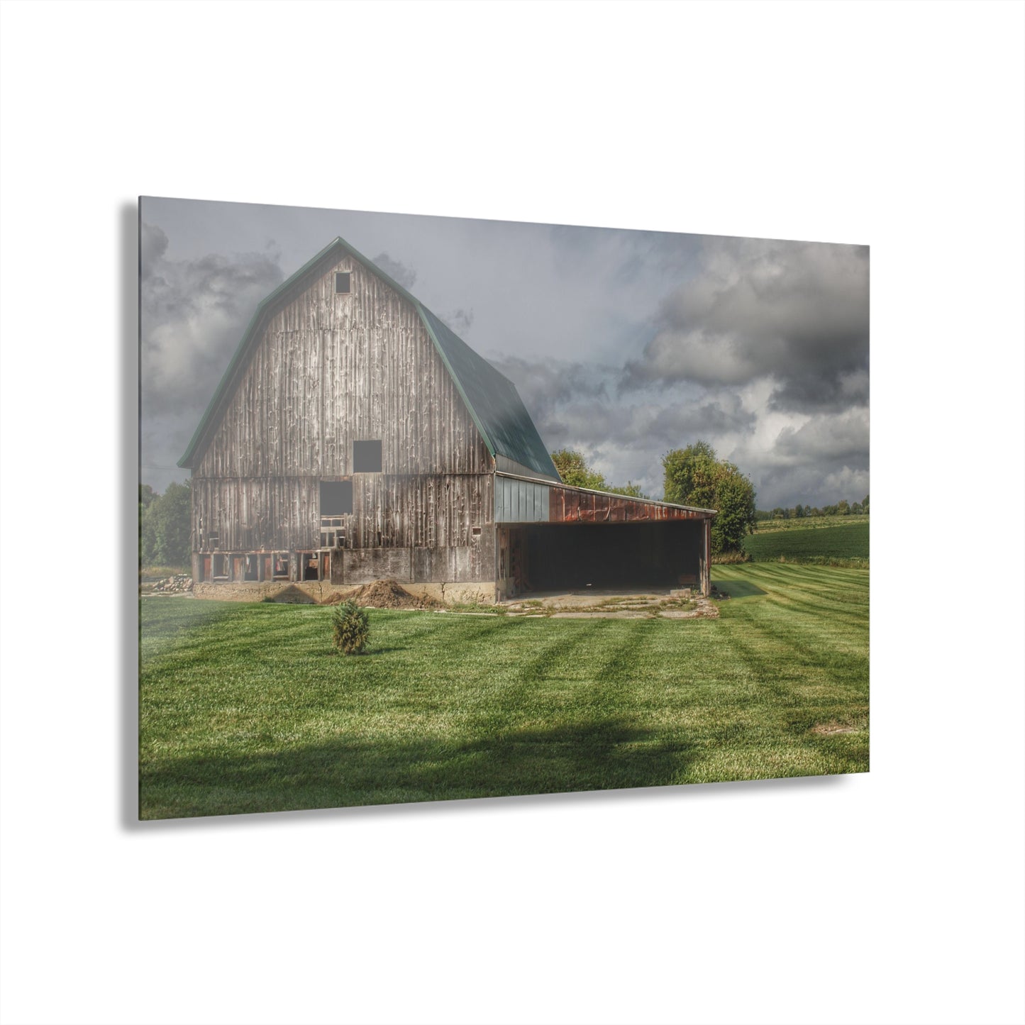 U R There Photography Bishop Grey II Rustic Farmhouse Acrylic Wall Print