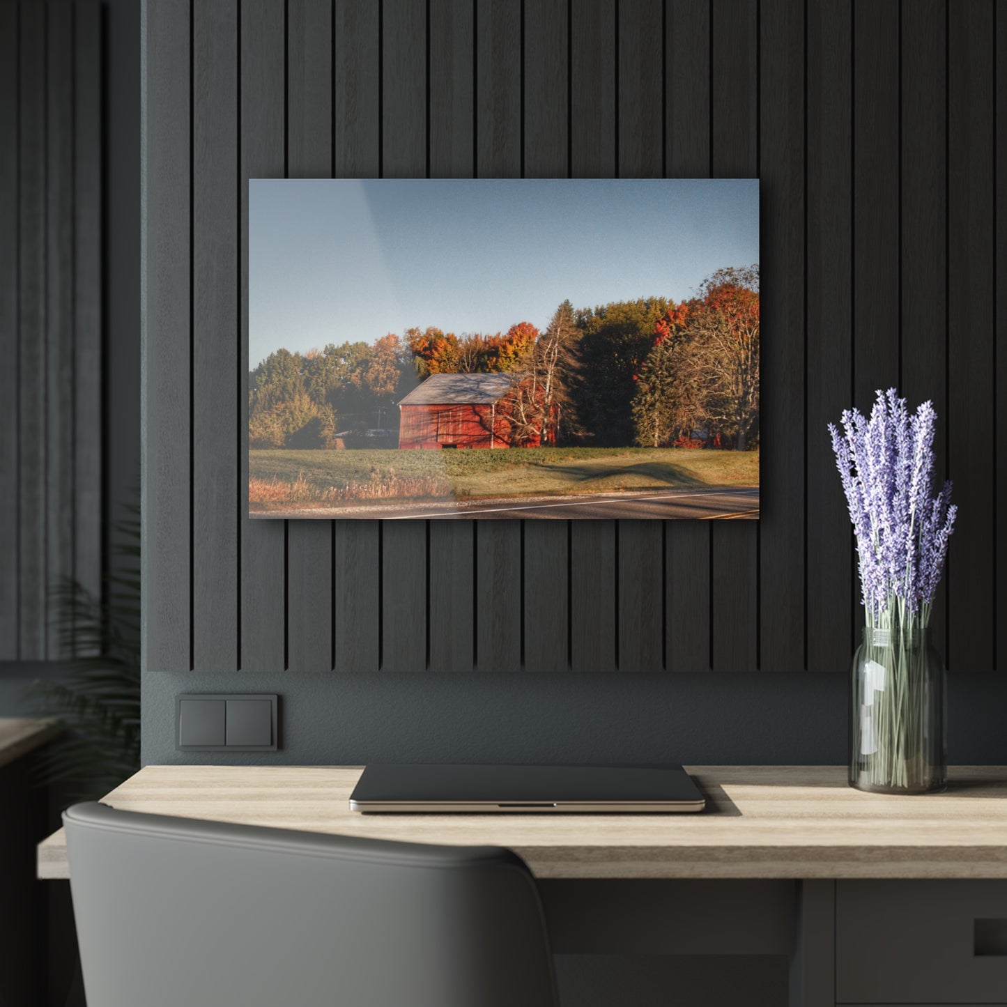 U R There Photography Tucked on Treasurer Road Rustic Farmhouse Acrylic Wall Print