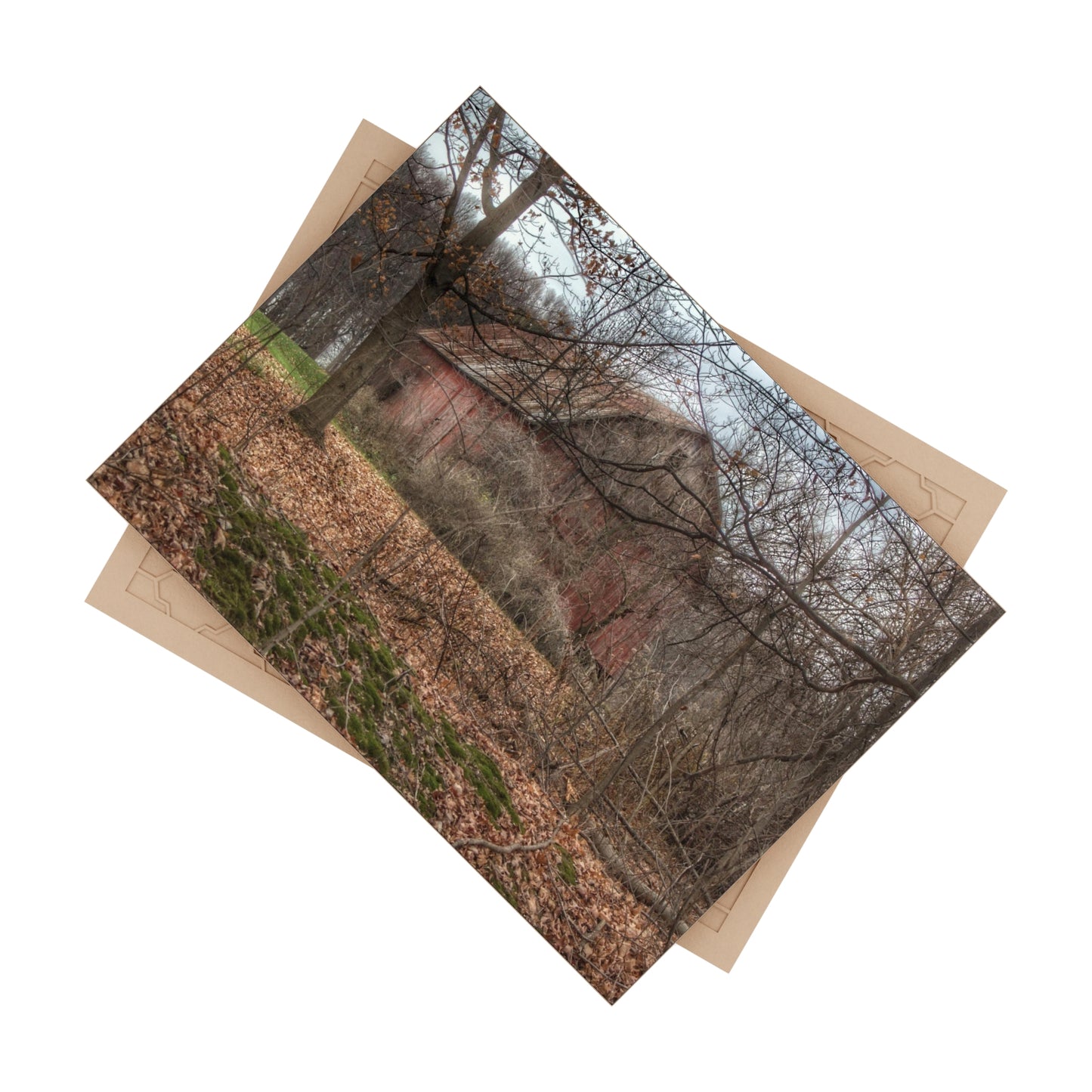 Rustic Farmhouse Wall Tile featuring Mayville Hidden Barn II