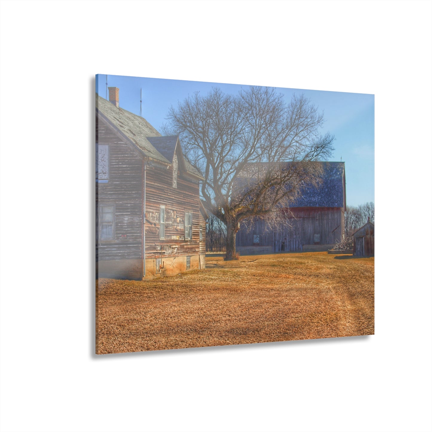 U R There Photography South Elkton Road Forgotten Greys Rustic Farmhouse Acrylic Wall Print