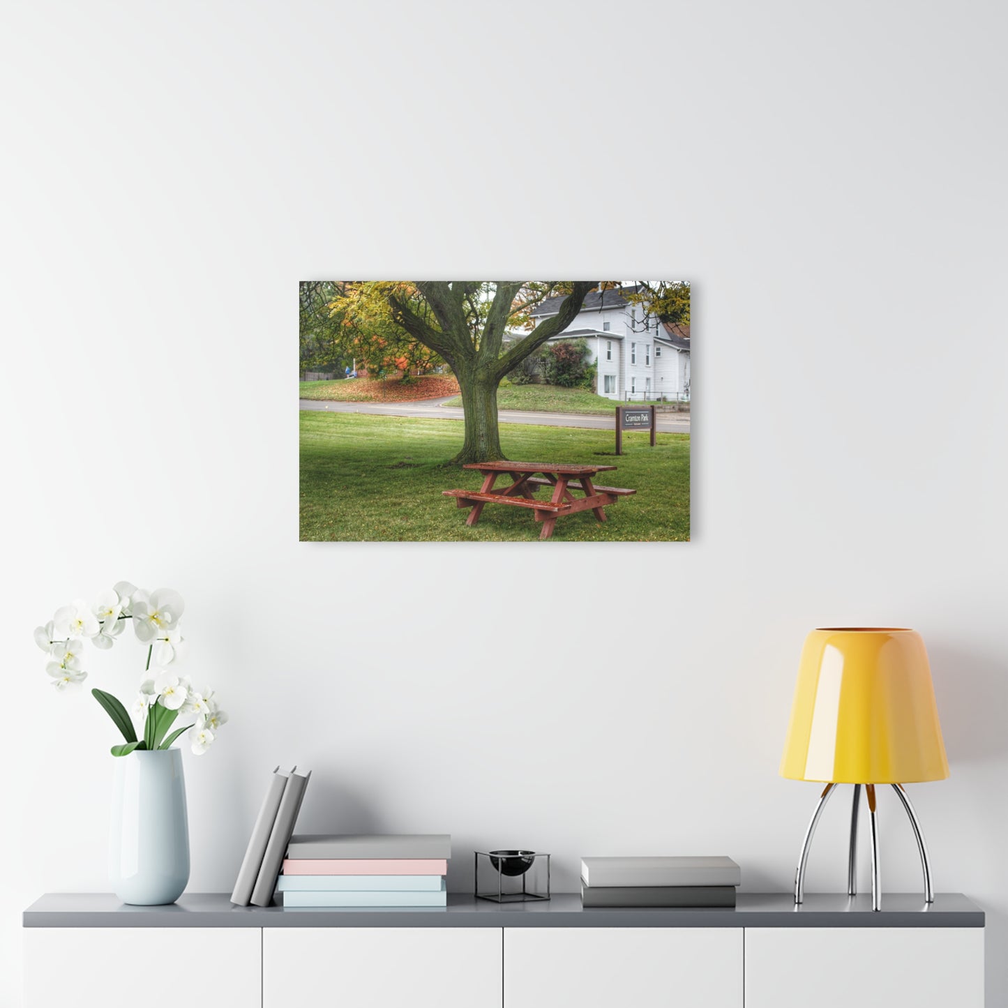 U R There Photography Picnic in the Park Rustic Farmhouse Acrylic Wall Print