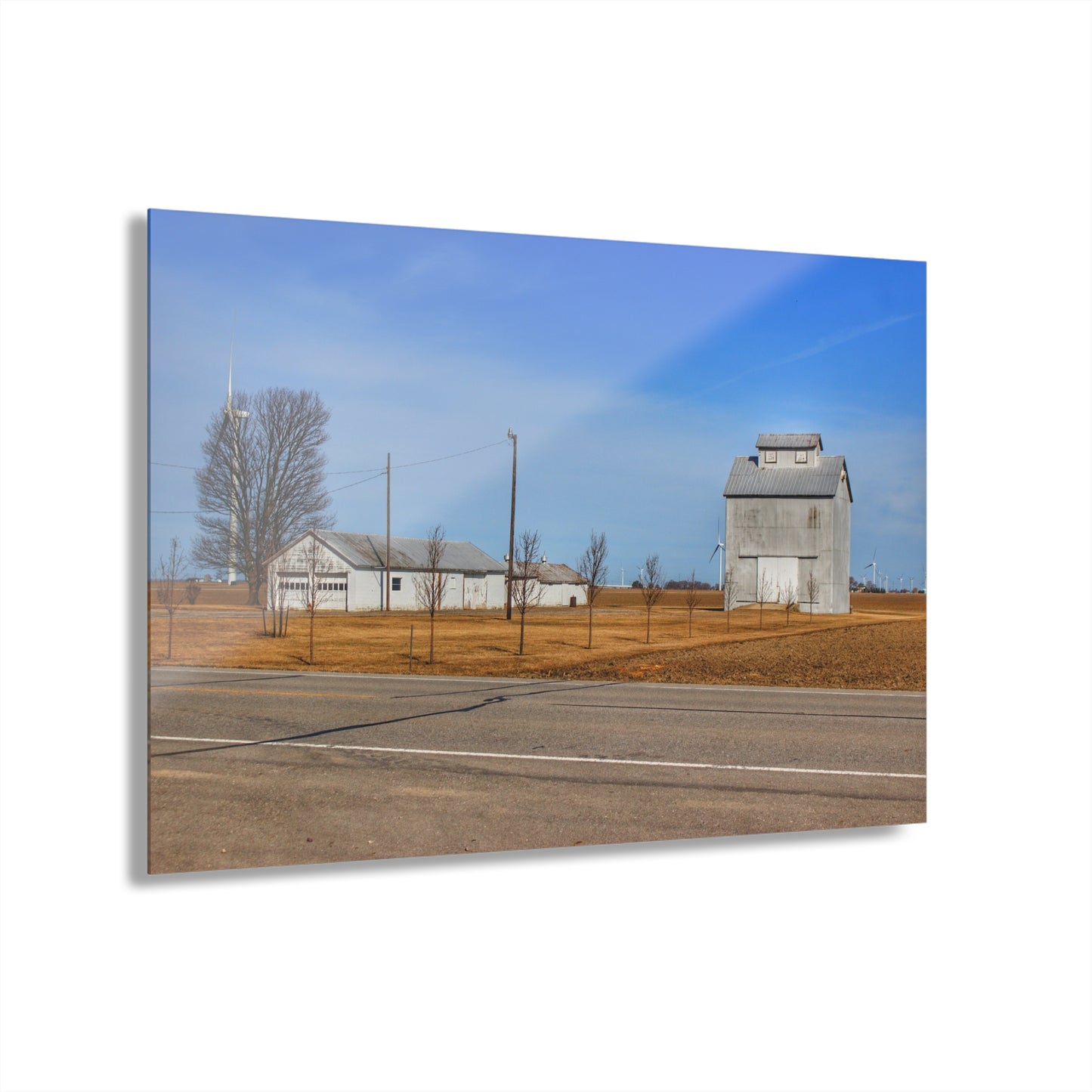 U R There Photography Sebewaing Road Whites Rustic Farmhouse Acrylic Wall Print
