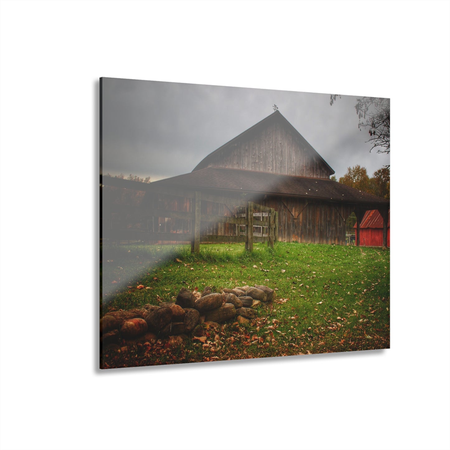 U R There Photography Chalet Grey II Rustic Farmhouse Acrylic Wall Print
