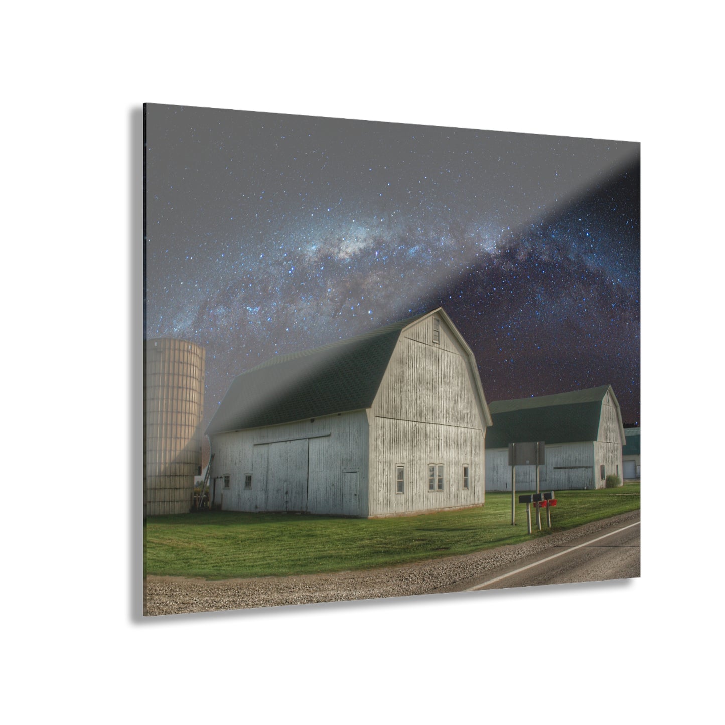 U R There Photography Under the Milky Way Rustic Farmhouse Acrylic Wall Print