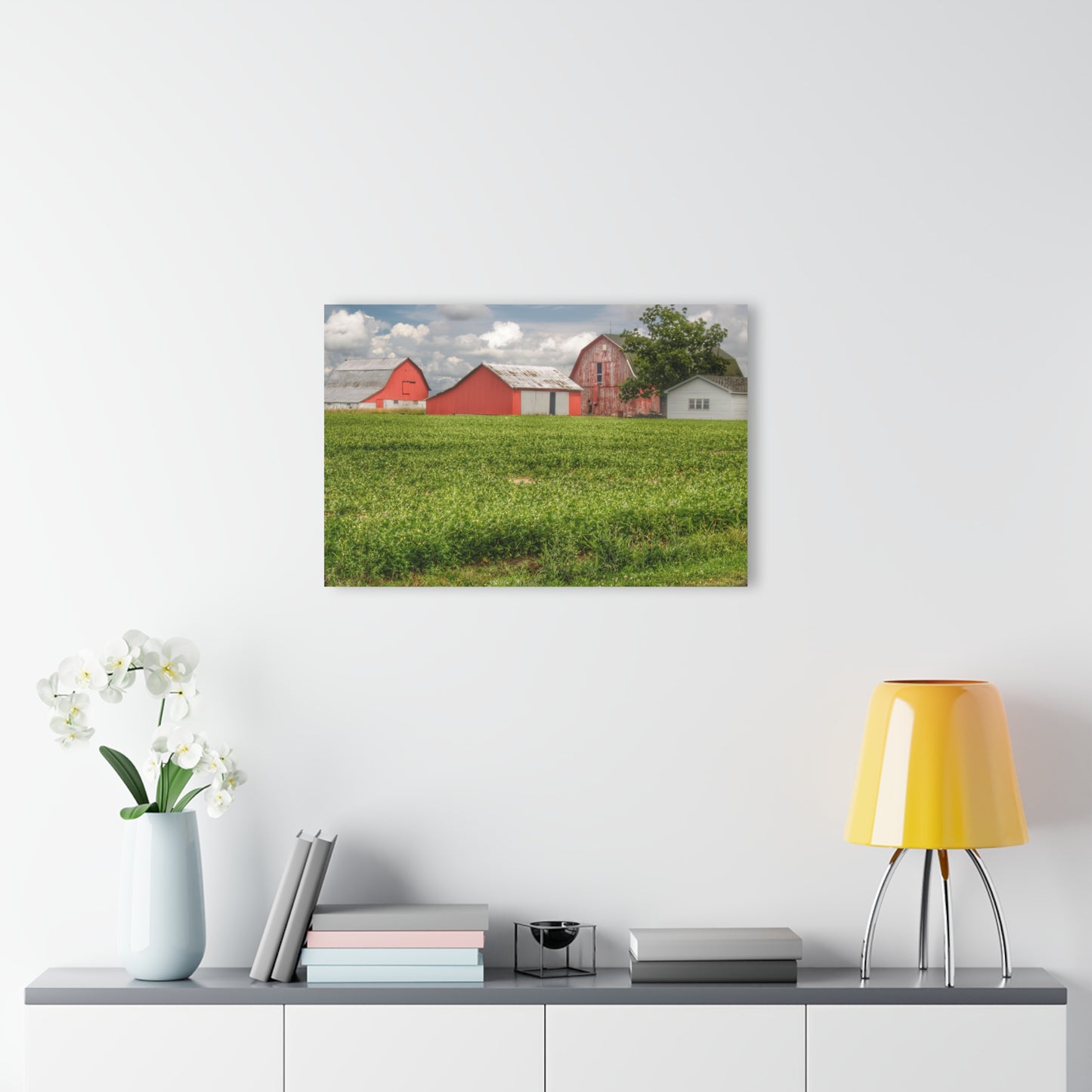 U R There Photography Roadside Trio Rustic Farmhouse Acrylic Wall Print