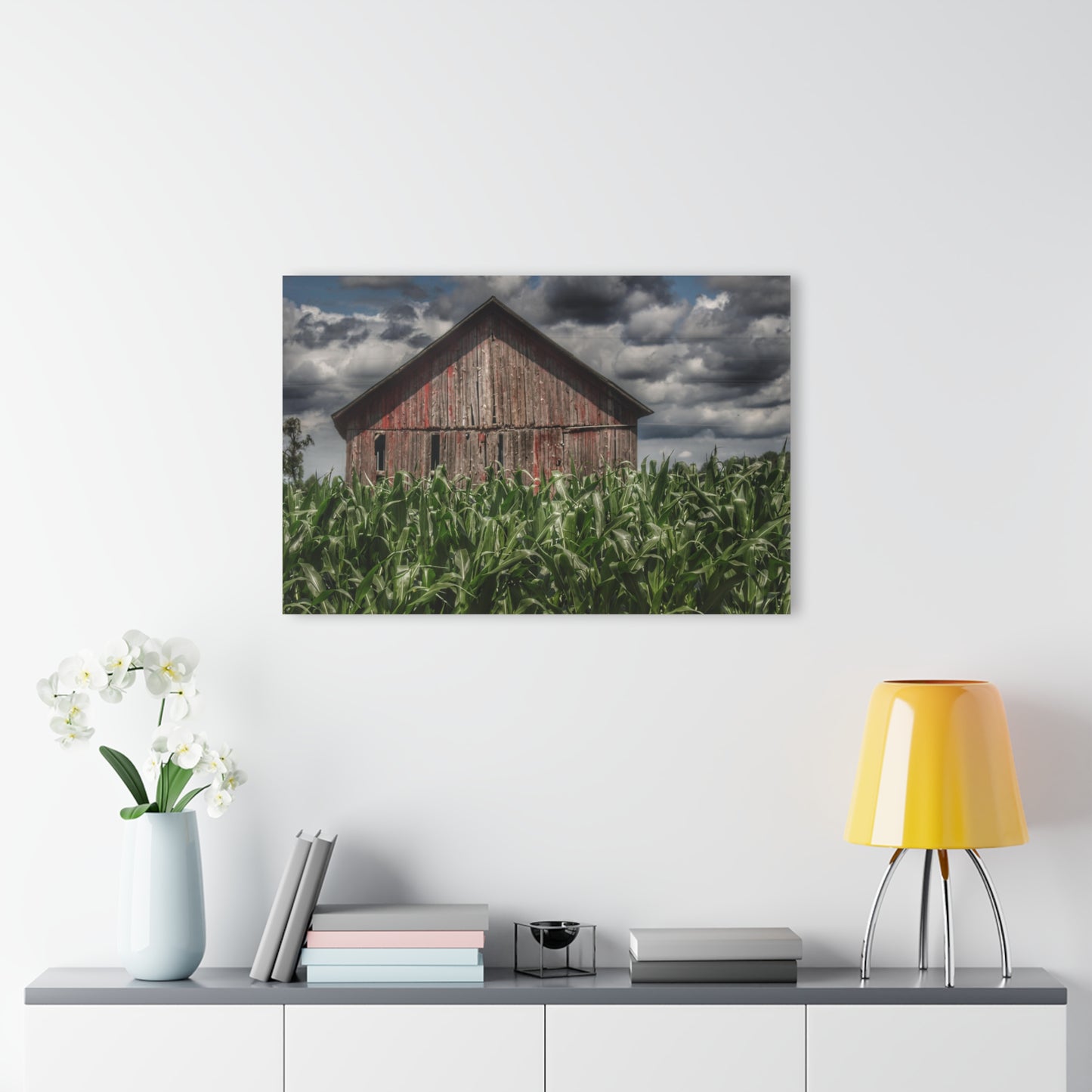 U R There Photography Above the July Corn Rustic Farmhouse Acrylic Wall Print