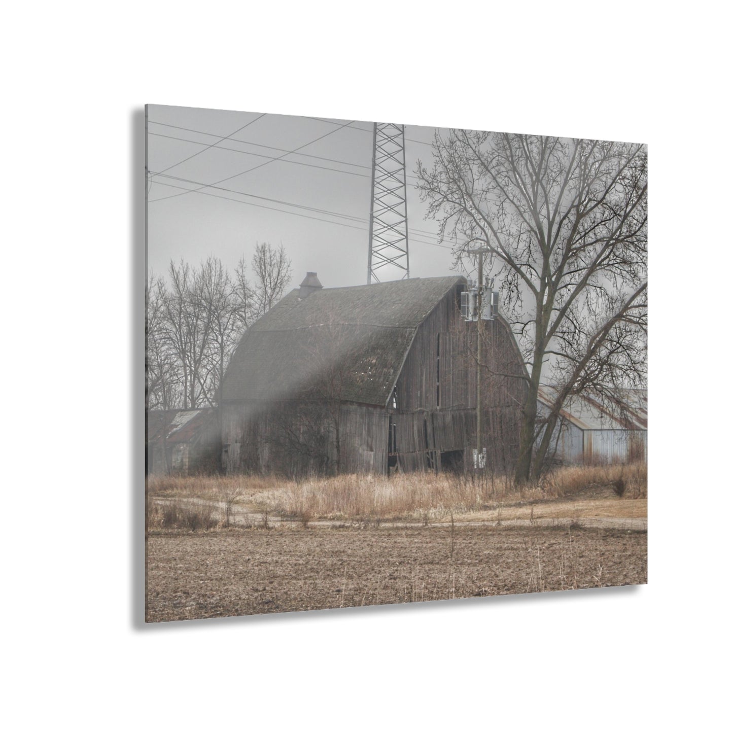 U R There Photography Barnes Road End of Days Rustic Farmhouse Acrylic Wall Print