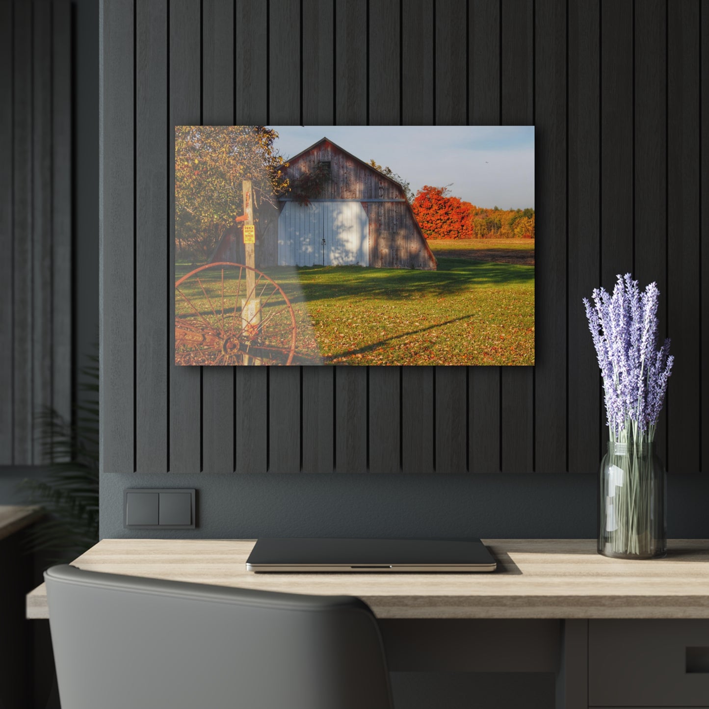 U R There Photography Cade Road Quonset Rustic Farmhouse Acrylic Wall Print