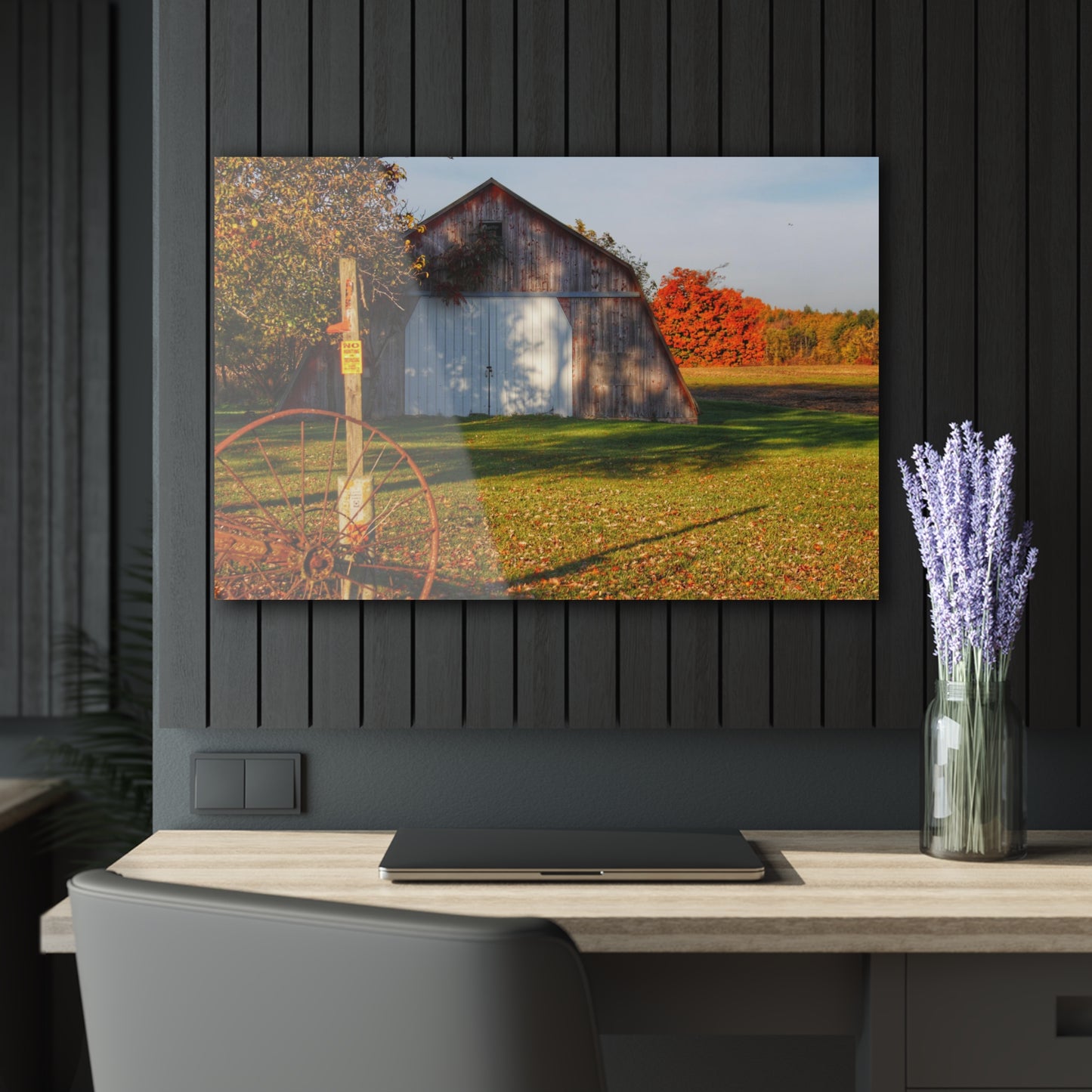 U R There Photography Cade Road Quonset Rustic Farmhouse Acrylic Wall Print
