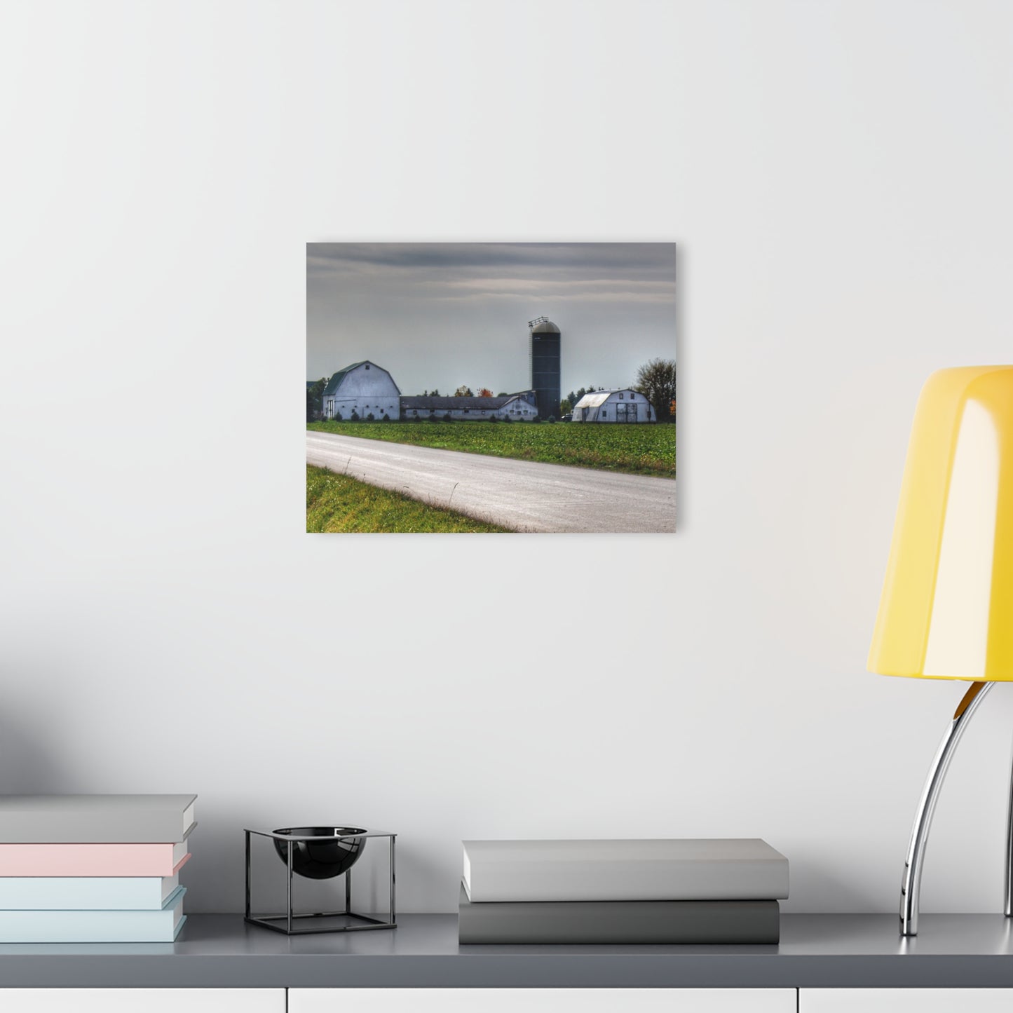 U R There Photography South Block Road Farm Rustic Farmhouse Acrylic Wall Print