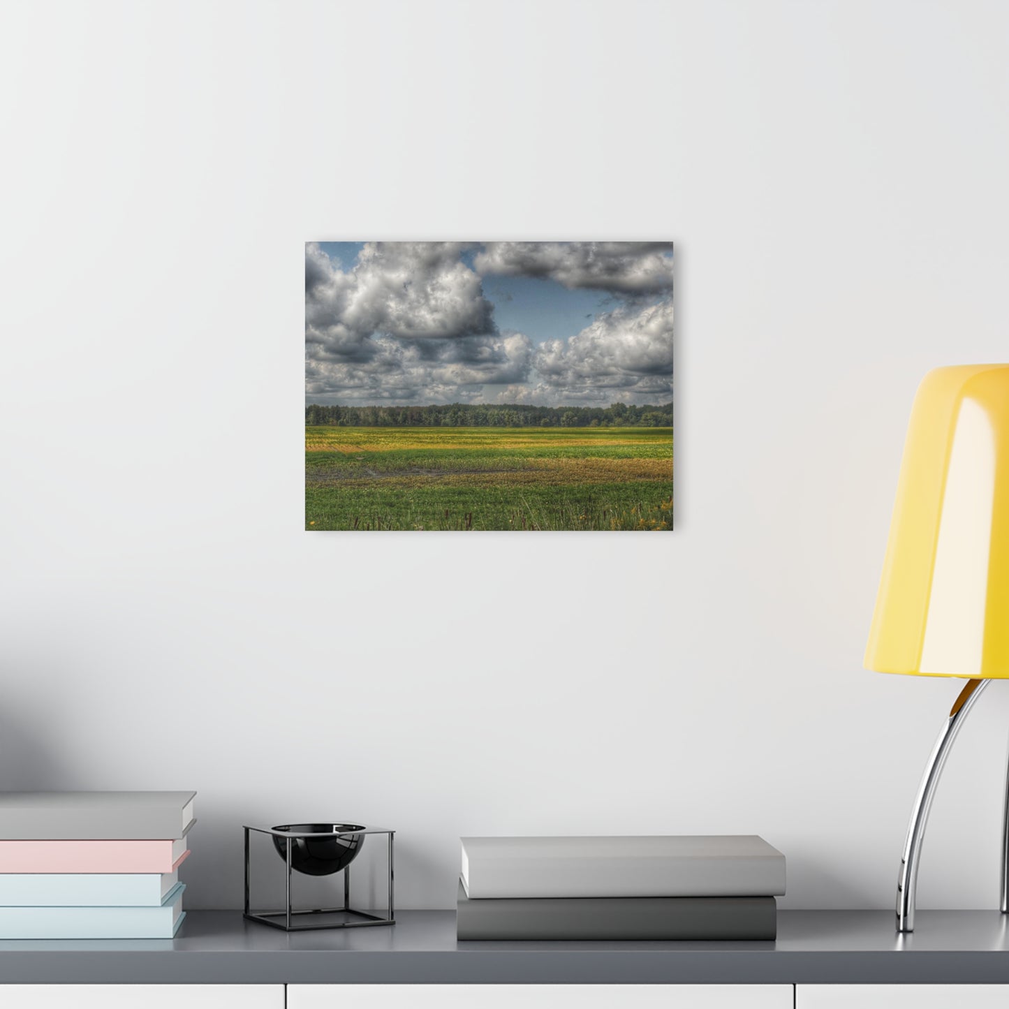 U R There Photography Skies of September Rustic Farmhouse Acrylic Wall Print