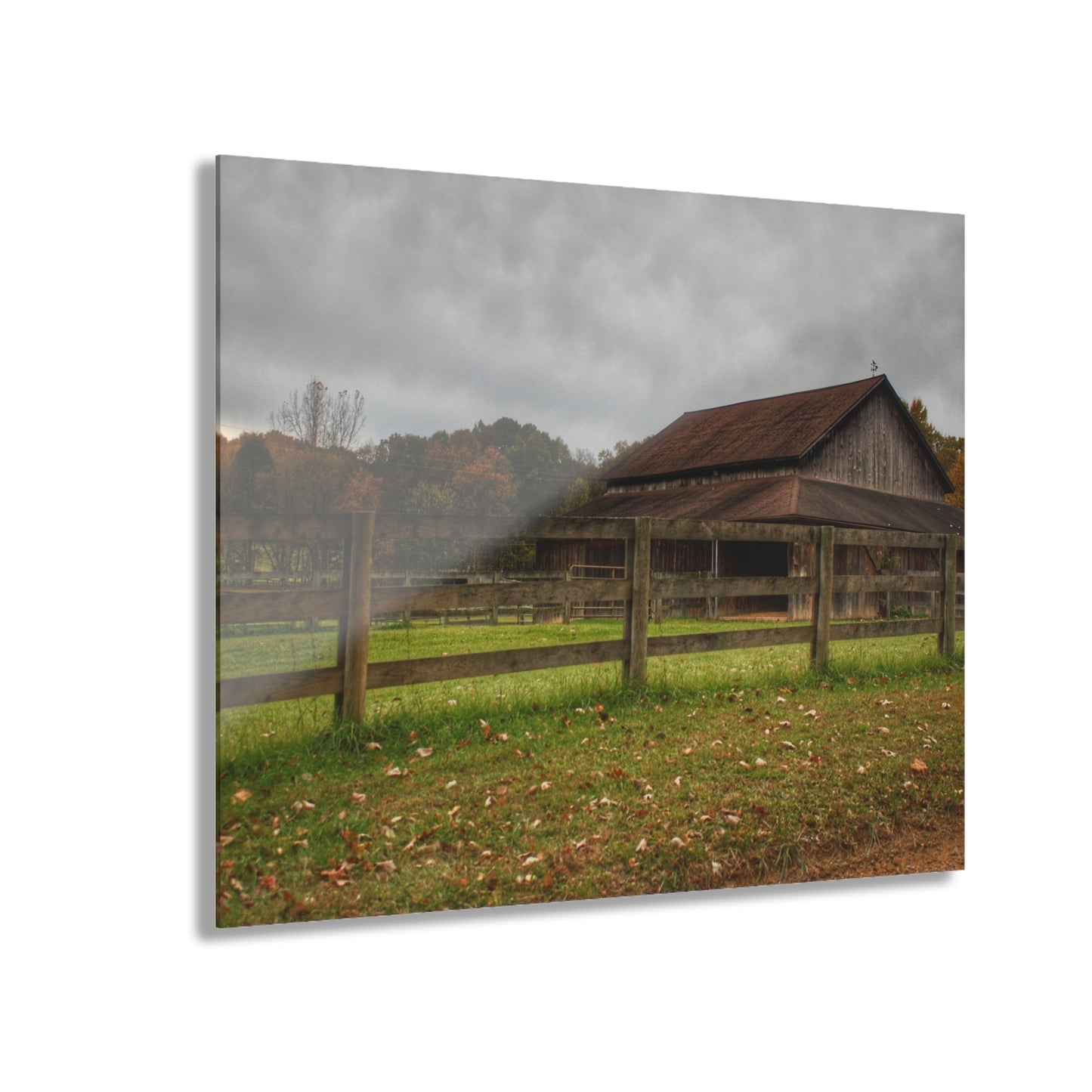 U R There Photography Chalet Grey I Rustic Farmhouse Acrylic Wall Print