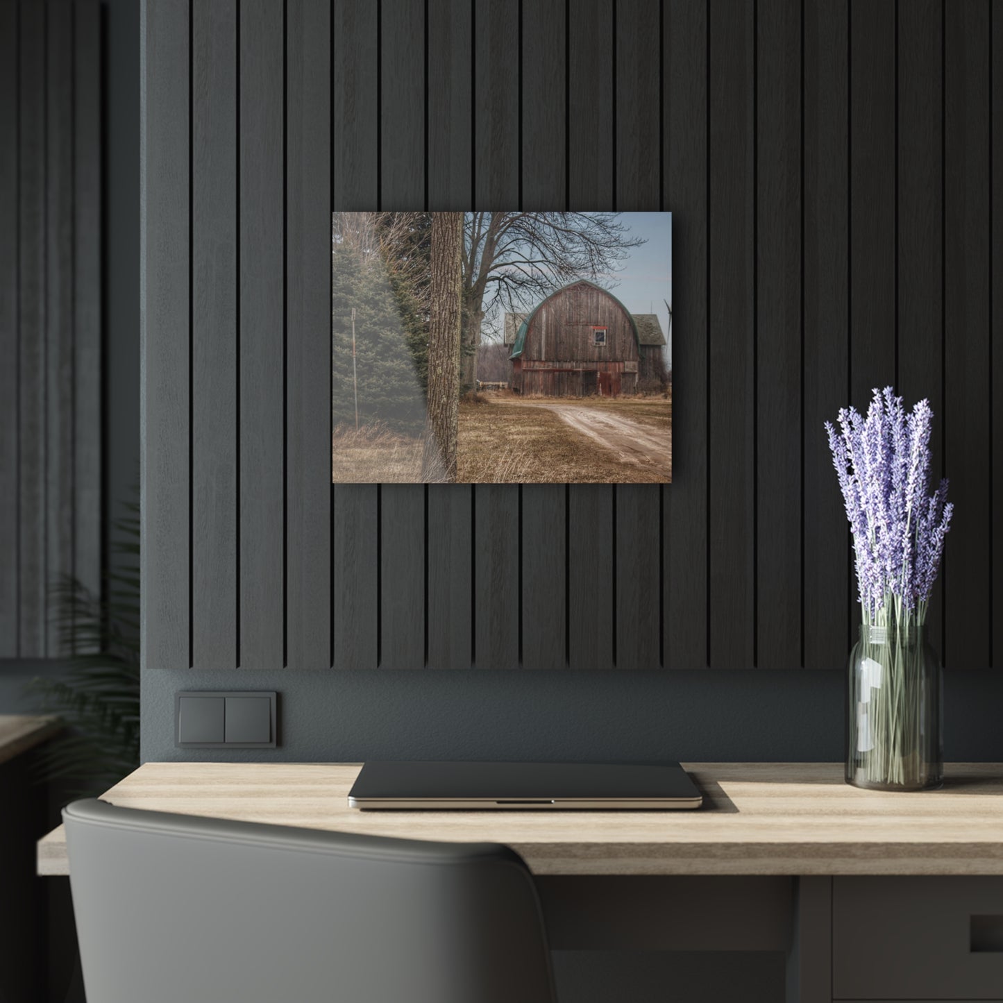 U R There Photography Barn of Deckerville Road Rustic Farmhouse Acrylic Wall Print