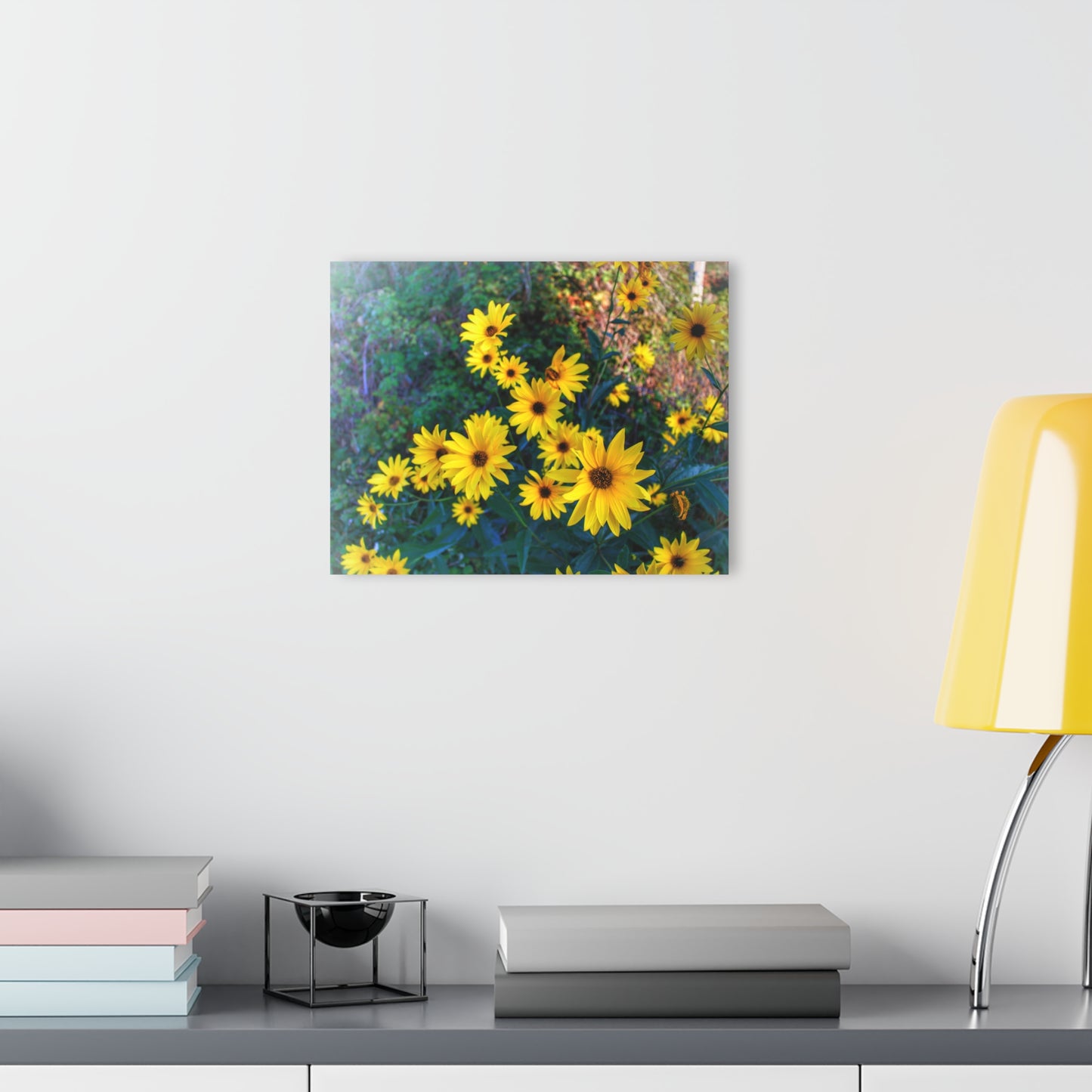 U R There Photography Bursts of Gold Rustic Farmhouse Acrylic Wall Print 14 "x 11"