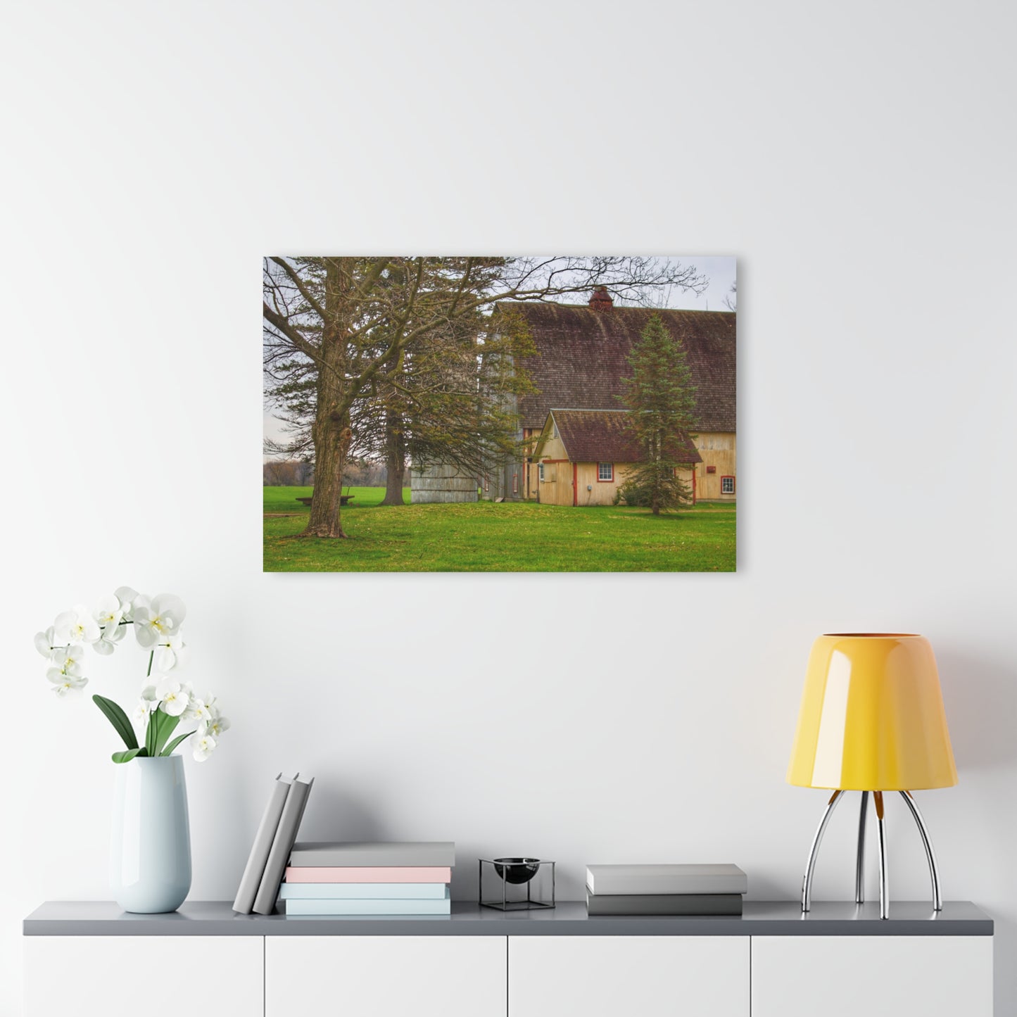 U R There Photography Romeo Van Dyke Grey Rustic Farmhouse Acrylic Wall Print