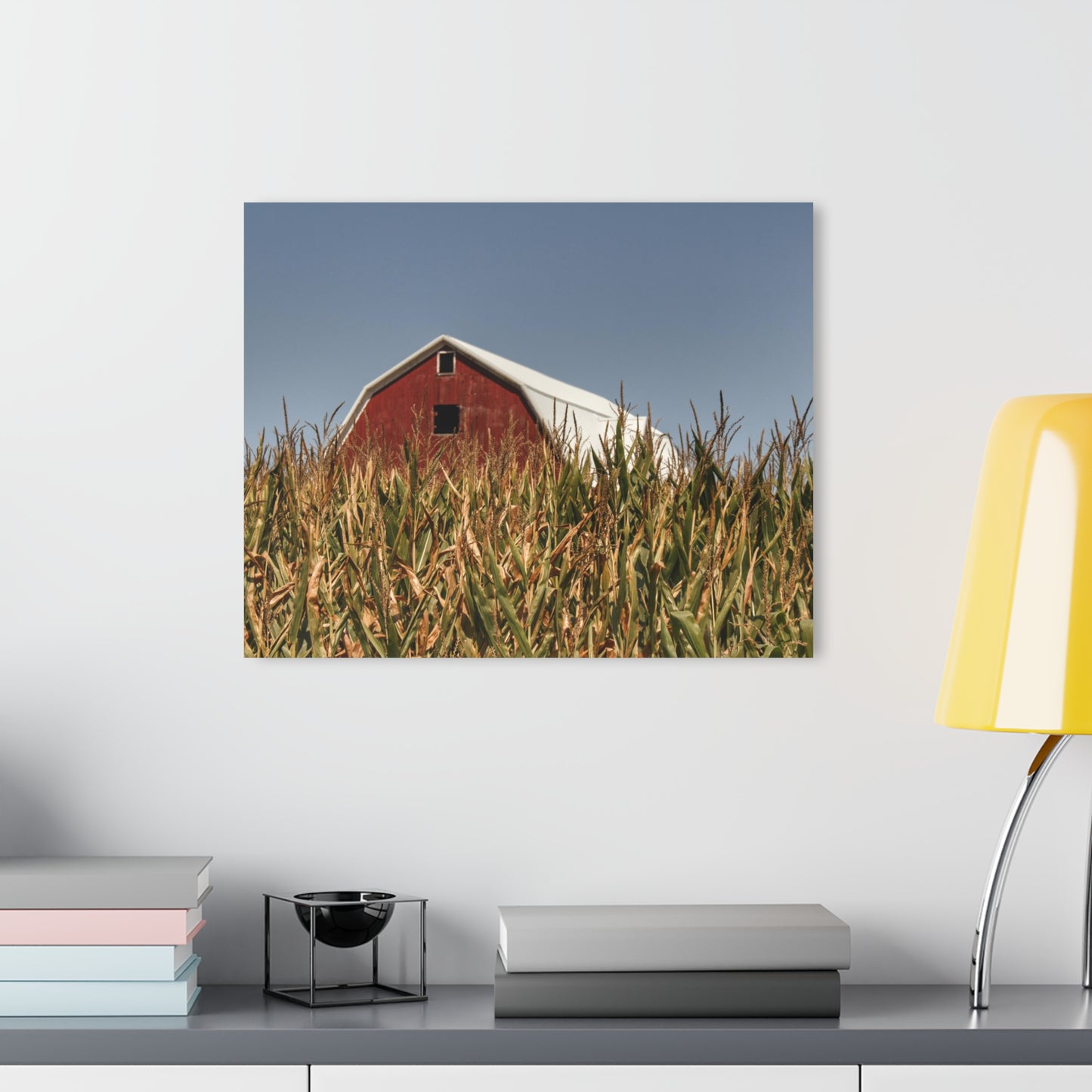 U R There Photography Beyond the Corn Rustic Farmhouse Acrylic Wall Print