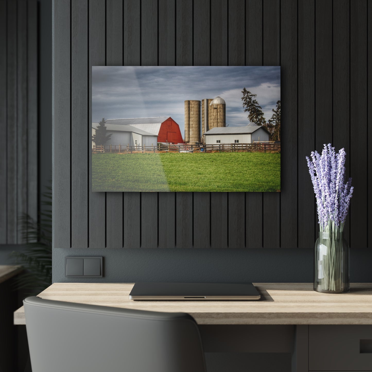 U R There Photography M-24 Farm Rustic Farmhouse Acrylic Wall Print