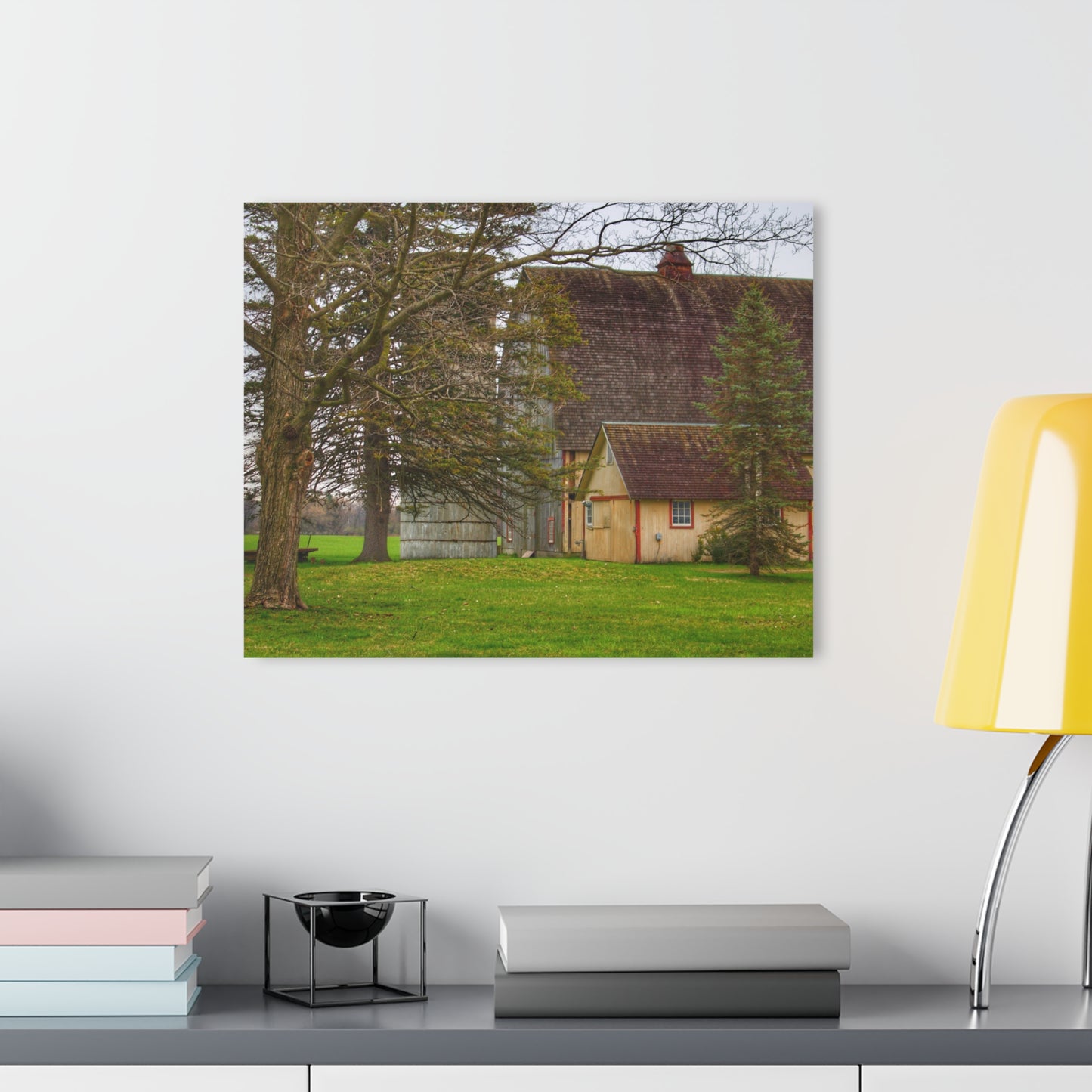 U R There Photography Romeo Van Dyke Grey Rustic Farmhouse Acrylic Wall Print