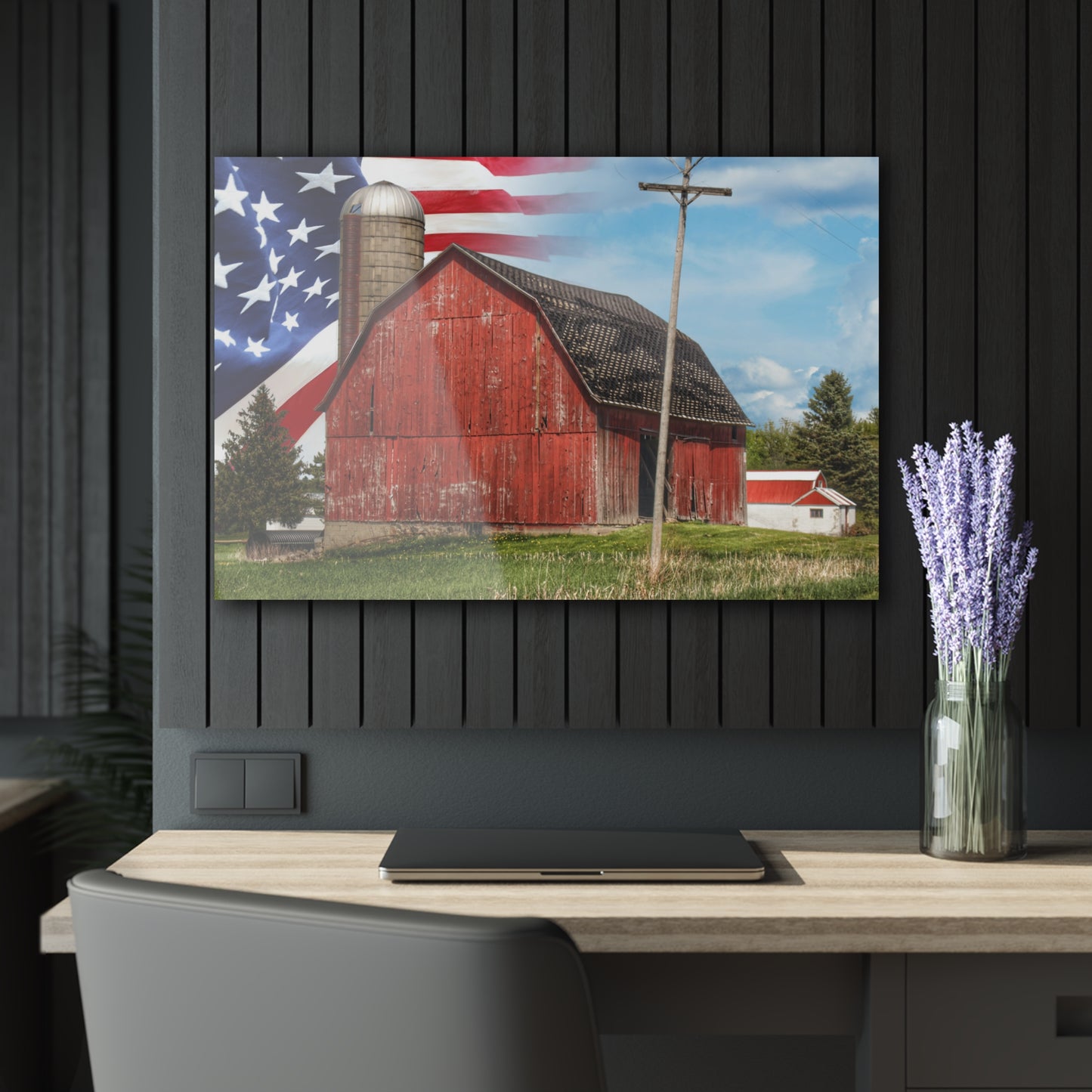 U R There Photography An American Farm I Rustic Farmhouse Acrylic Wall Print