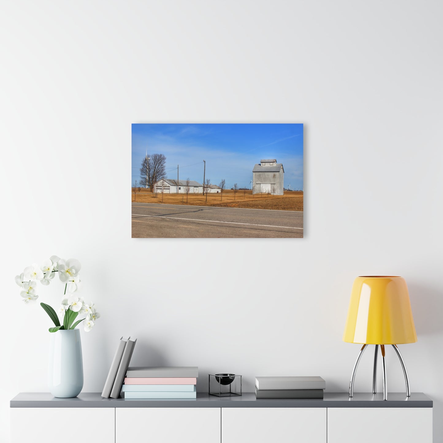 U R There Photography Sebewaing Road Whites Rustic Farmhouse Acrylic Wall Print