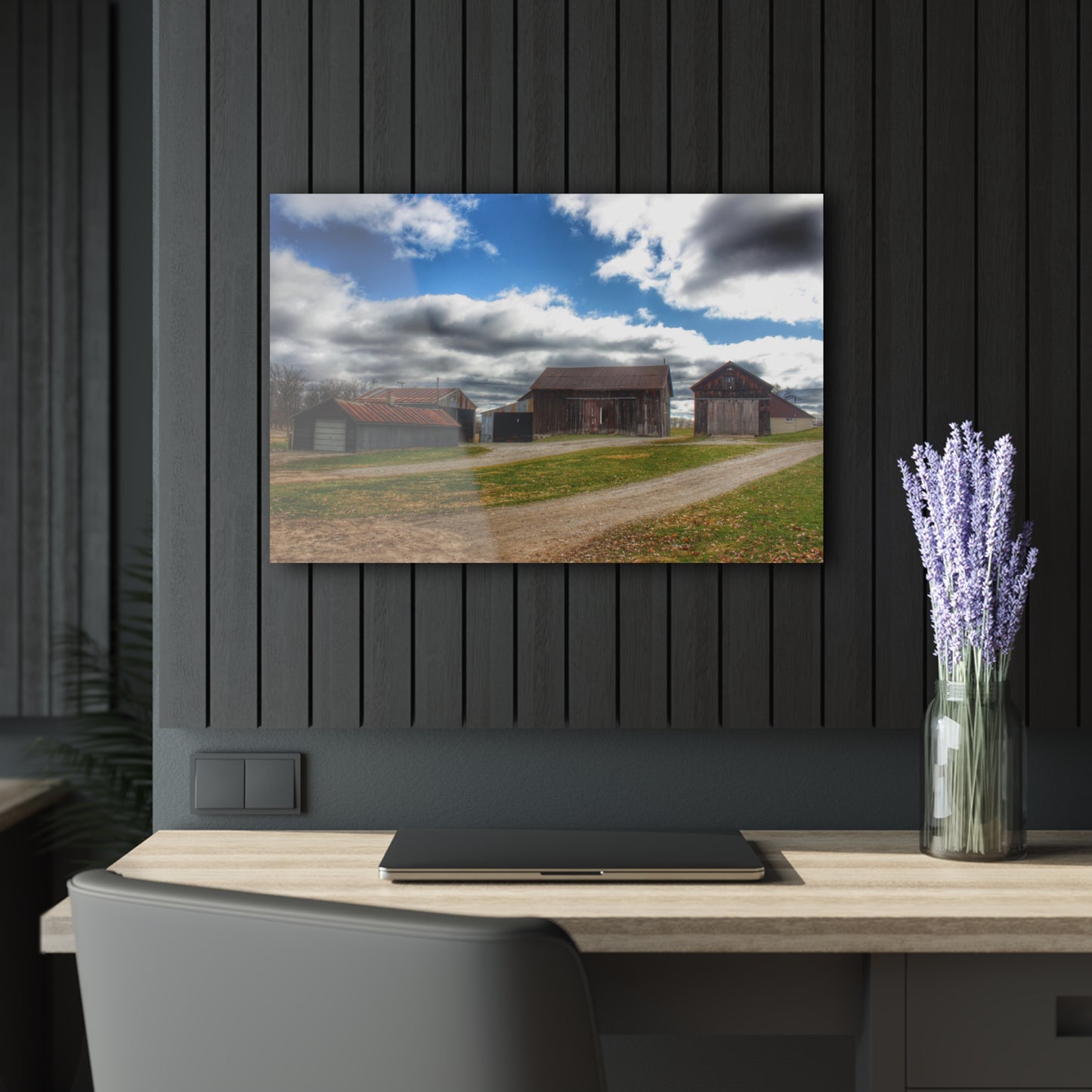 U R There Photography Buckhorn Lake Road Centennial Farm Rustic Farmhouse Acrylic Wall Print