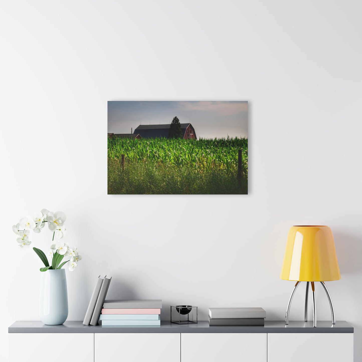 U R There Photography Beyond the Corn in Metamora Rustic Farmhouse Acrylic Wall Print