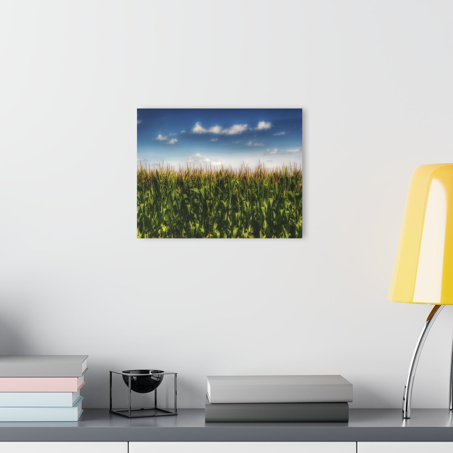 U R There Photography Sky-High Corn Rustic Farmhouse Acrylic Wall Print
