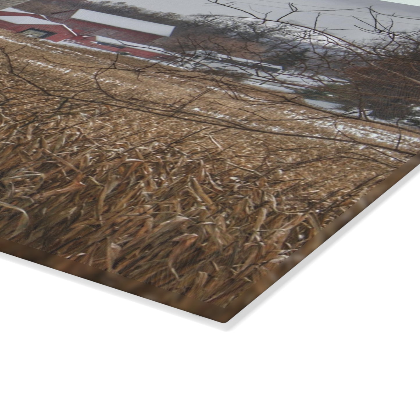 U R There Photography Beyond the Cornfield on Sutton Rustic Farmhouse Tempered-Glass Cutting Board