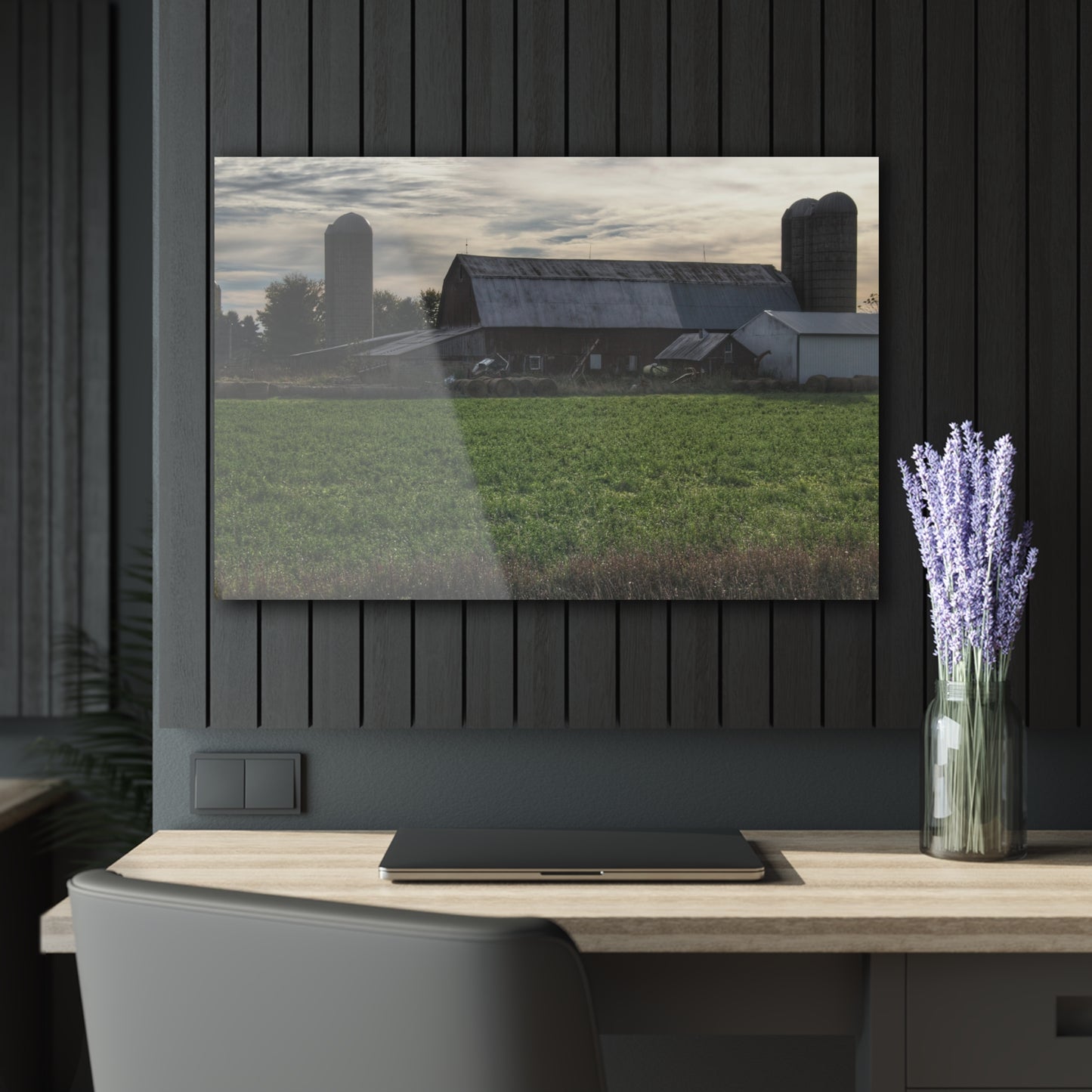 U R There Photography Shepard Road Farm II Rustic Farmhouse Acrylic Wall Print