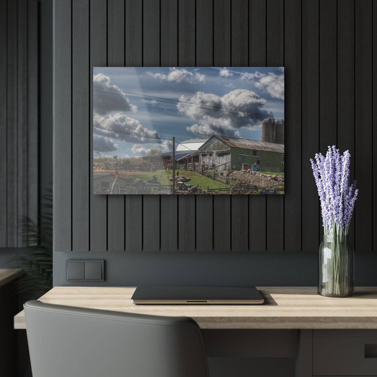 U R There Photography Sutton Road Haybarn Rustic Farmhouse Acrylic Wall Print