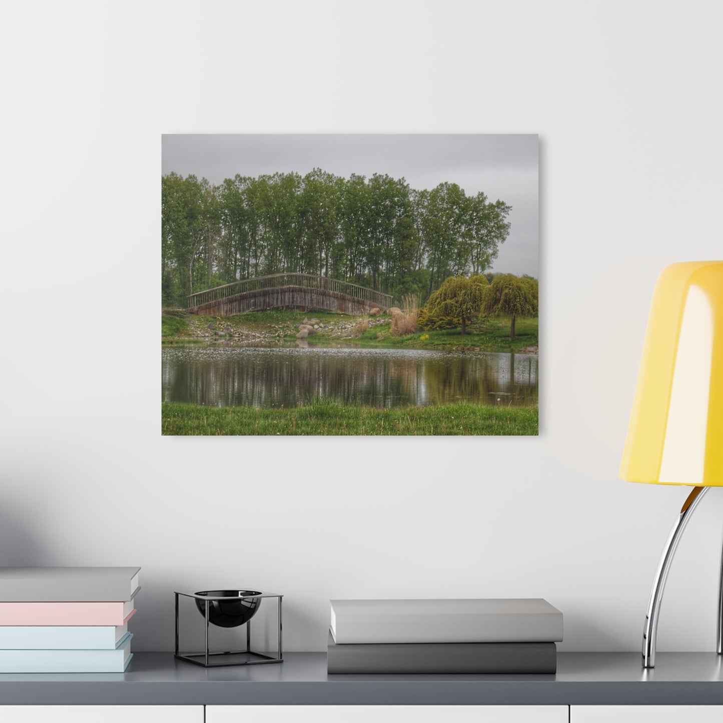 U R There Photography Bridge of Summer Road I Rustic Farmhouse Acrylic Wall Print