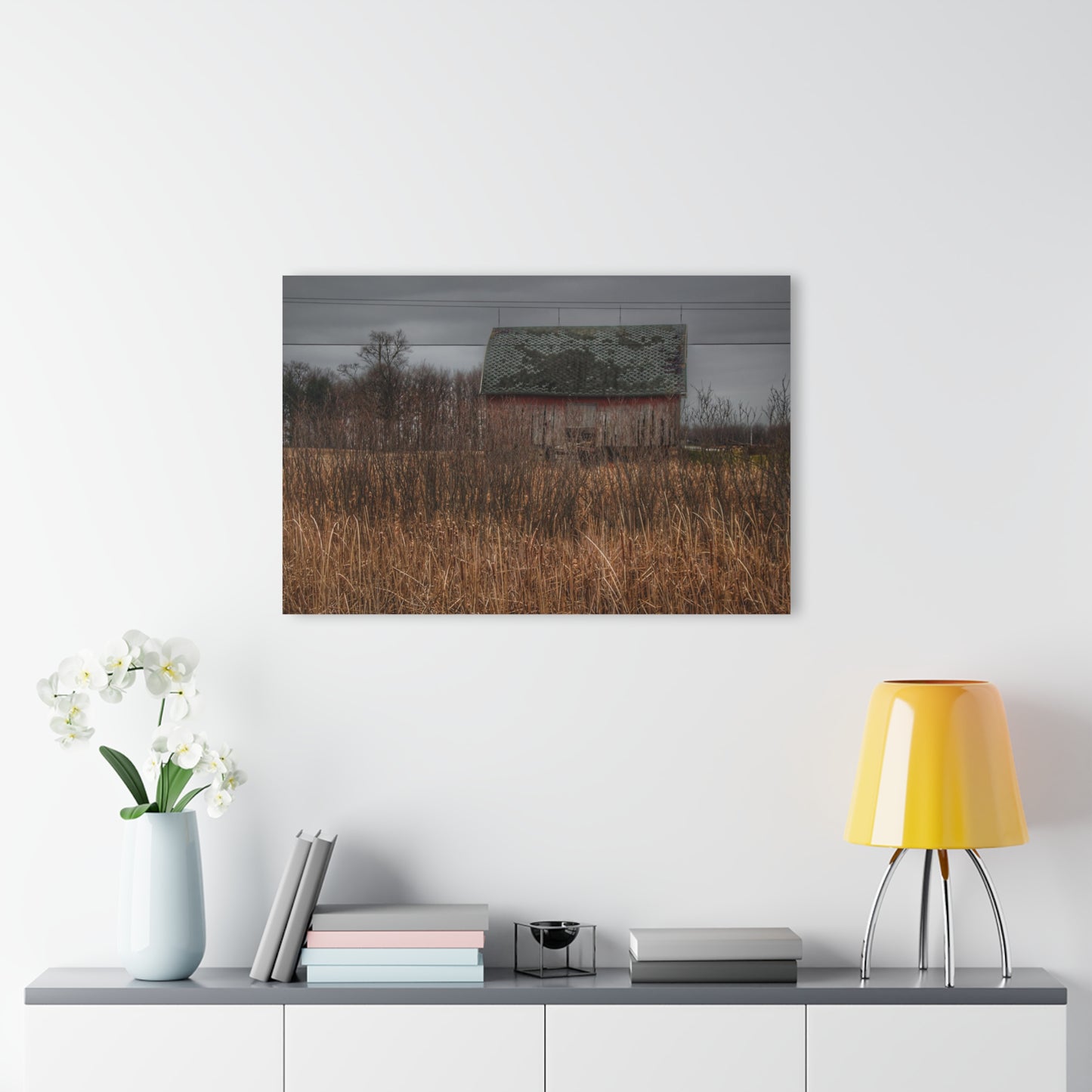 U R There Photography Brown Road Rustic Rustic Farmhouse Acrylic Wall Print